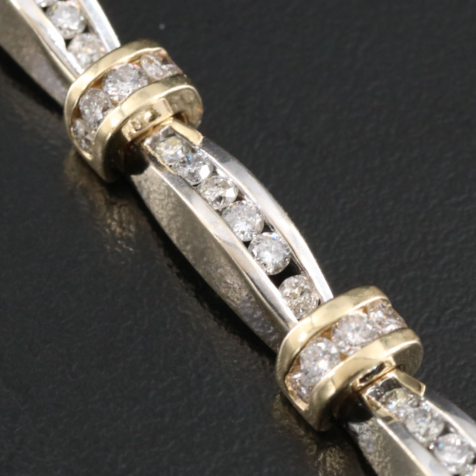 14K Two-Tone 4.95 CTW Diamond Bracelet