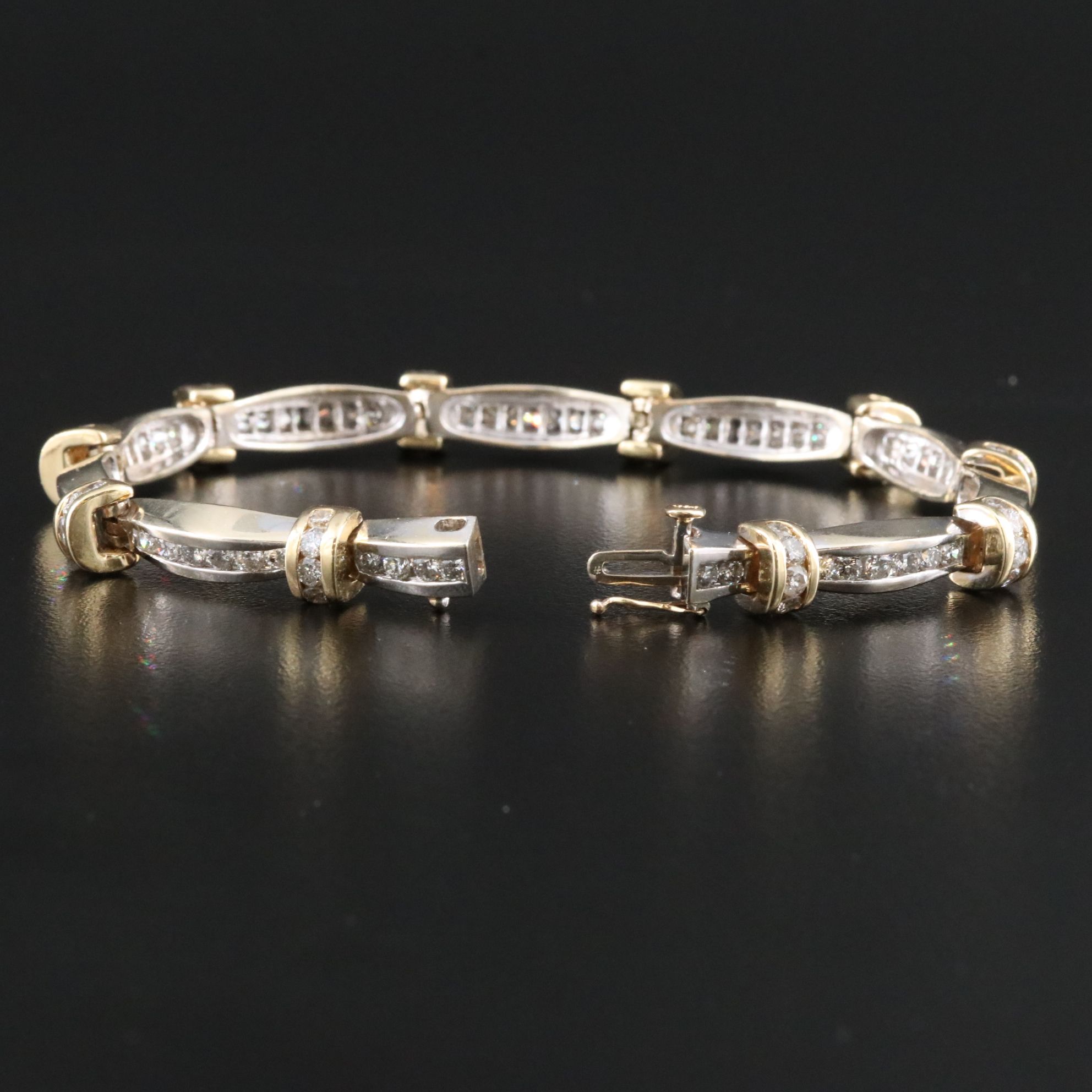 14K Two-Tone 4.95 CTW Diamond Bracelet