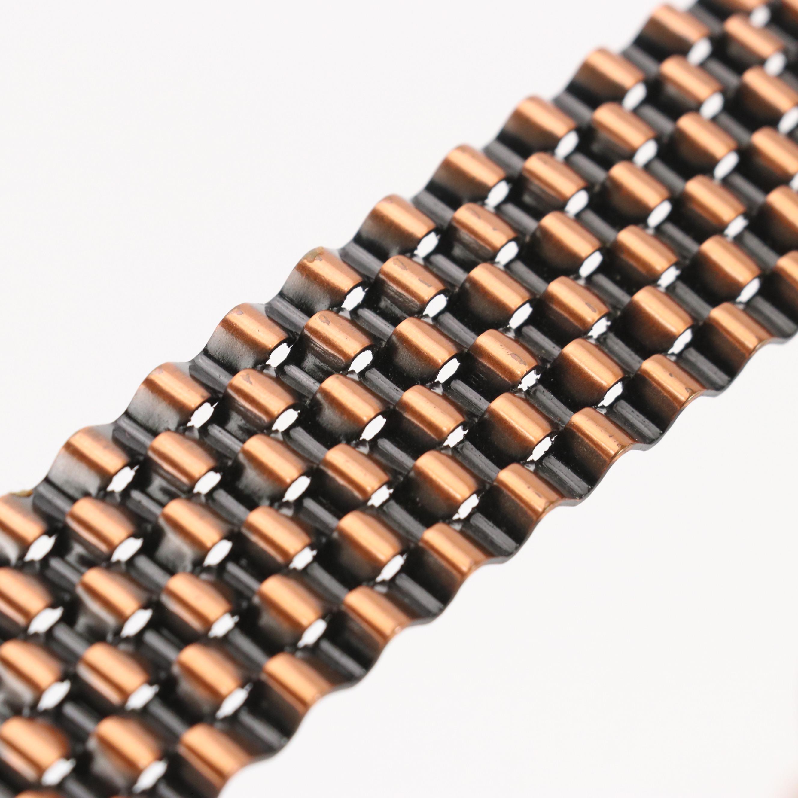 Renoir Modernist Woven Copper Belt, Mid-20th Century