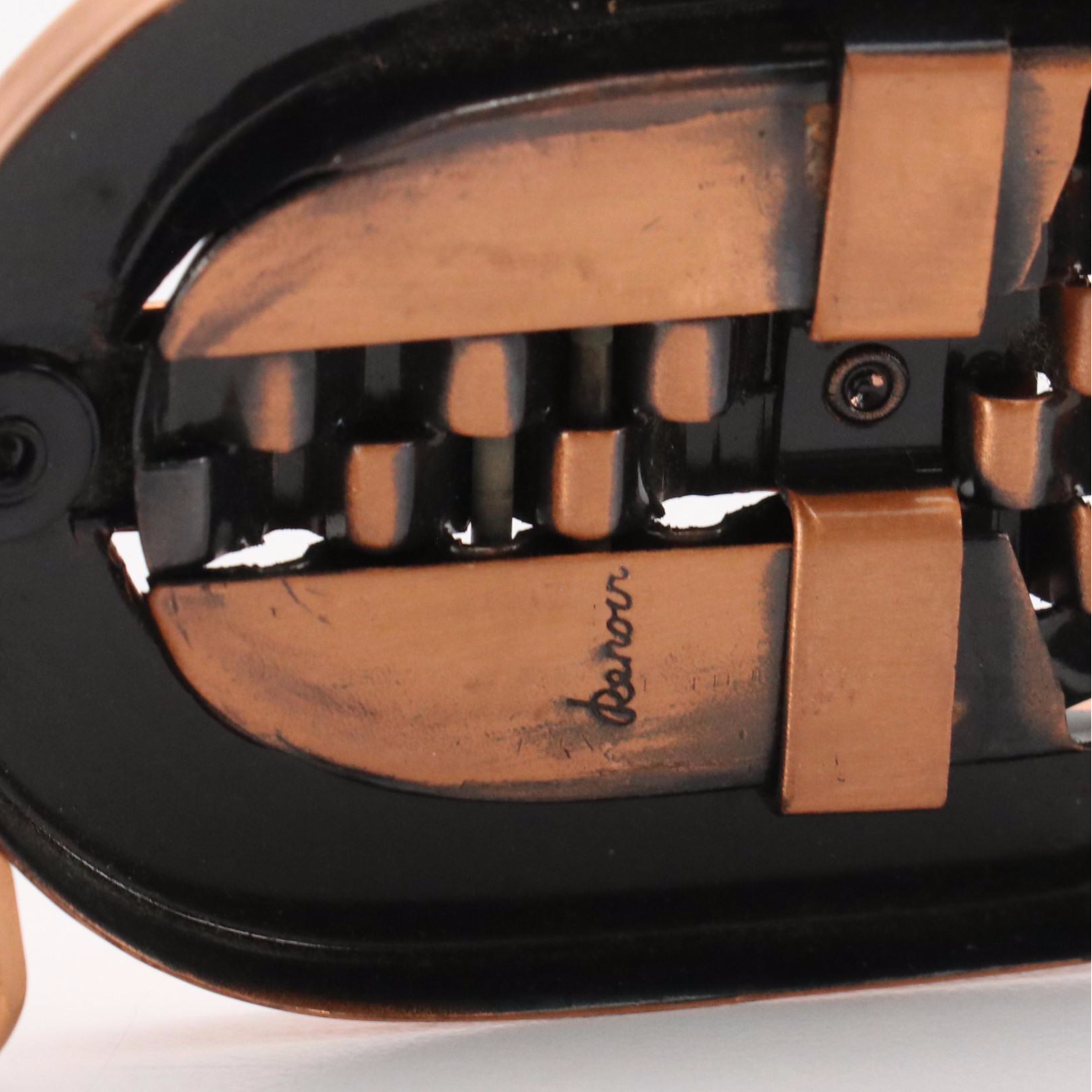 Renoir Modernist Woven Copper Belt, Mid-20th Century