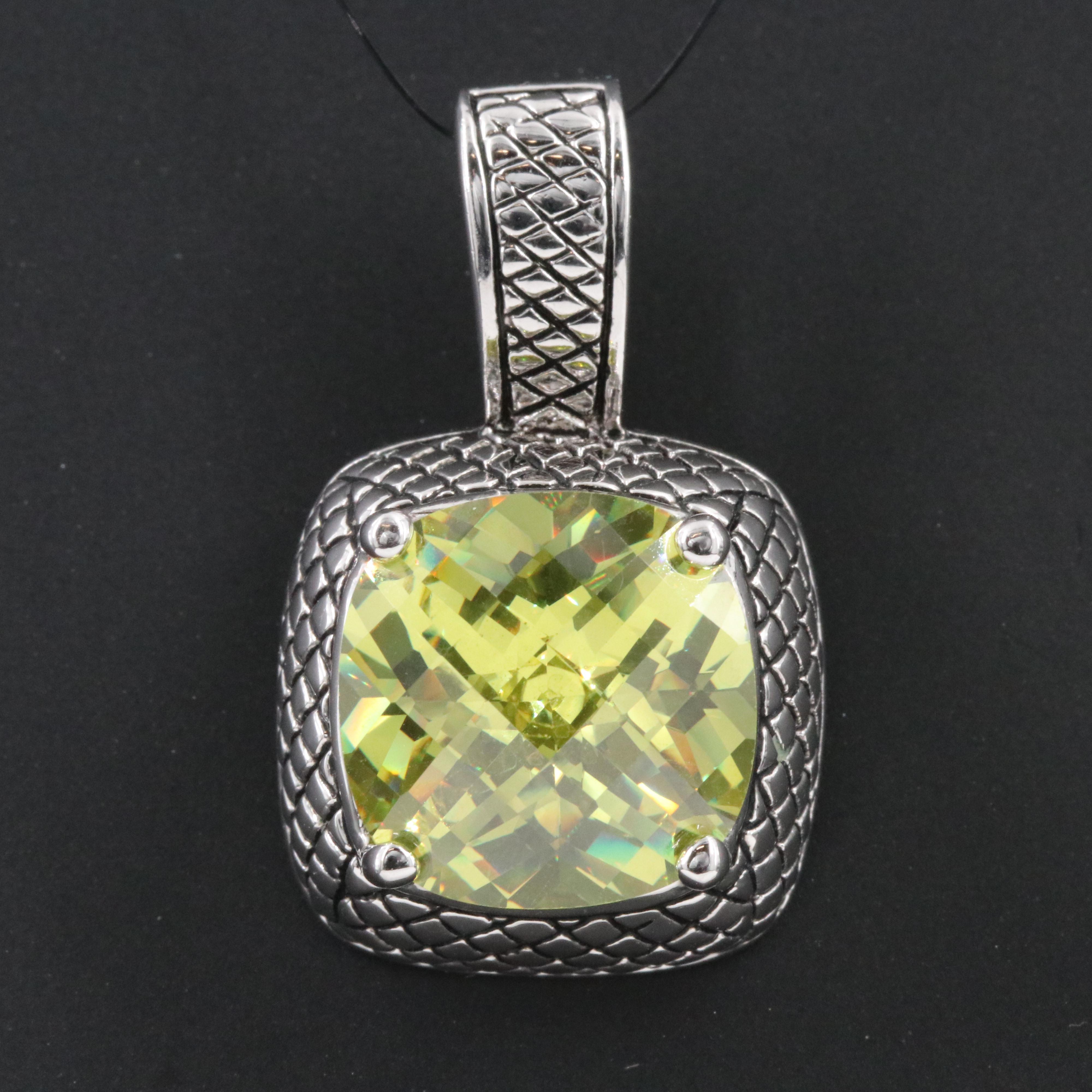 CZ Enhancer Pendant