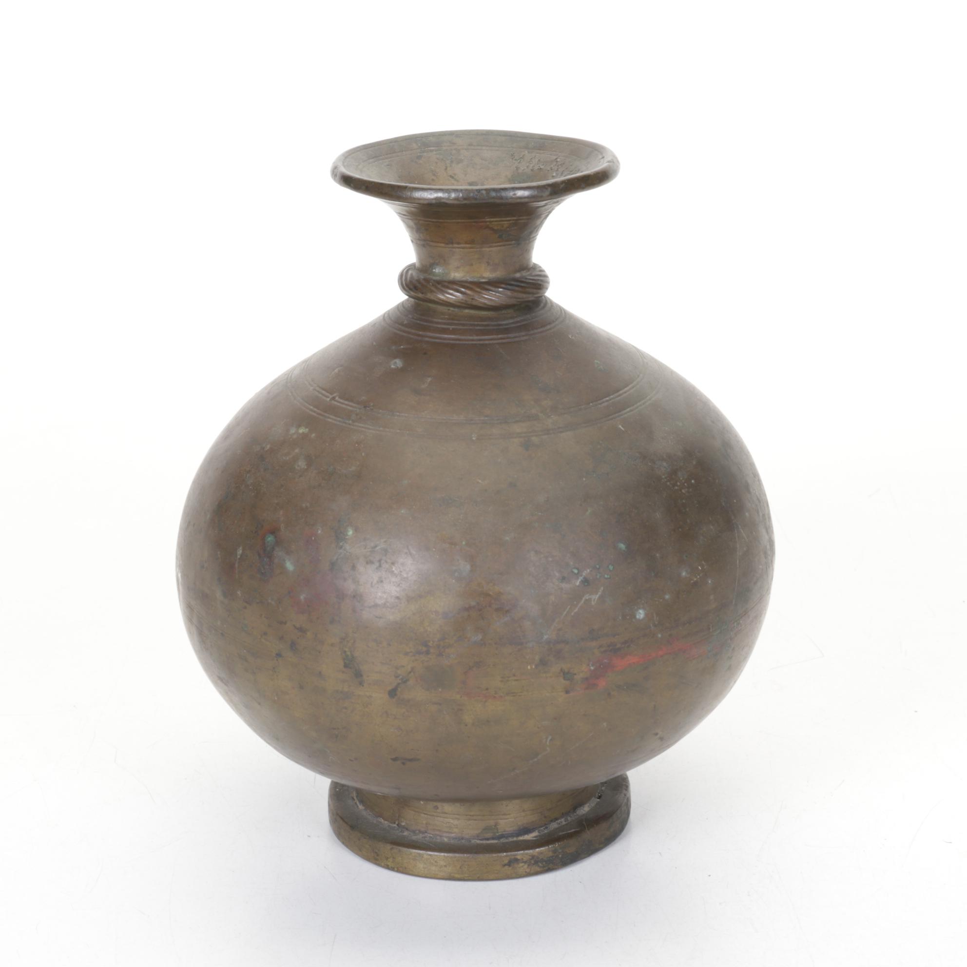 Painted Brass Vessels & Jugs