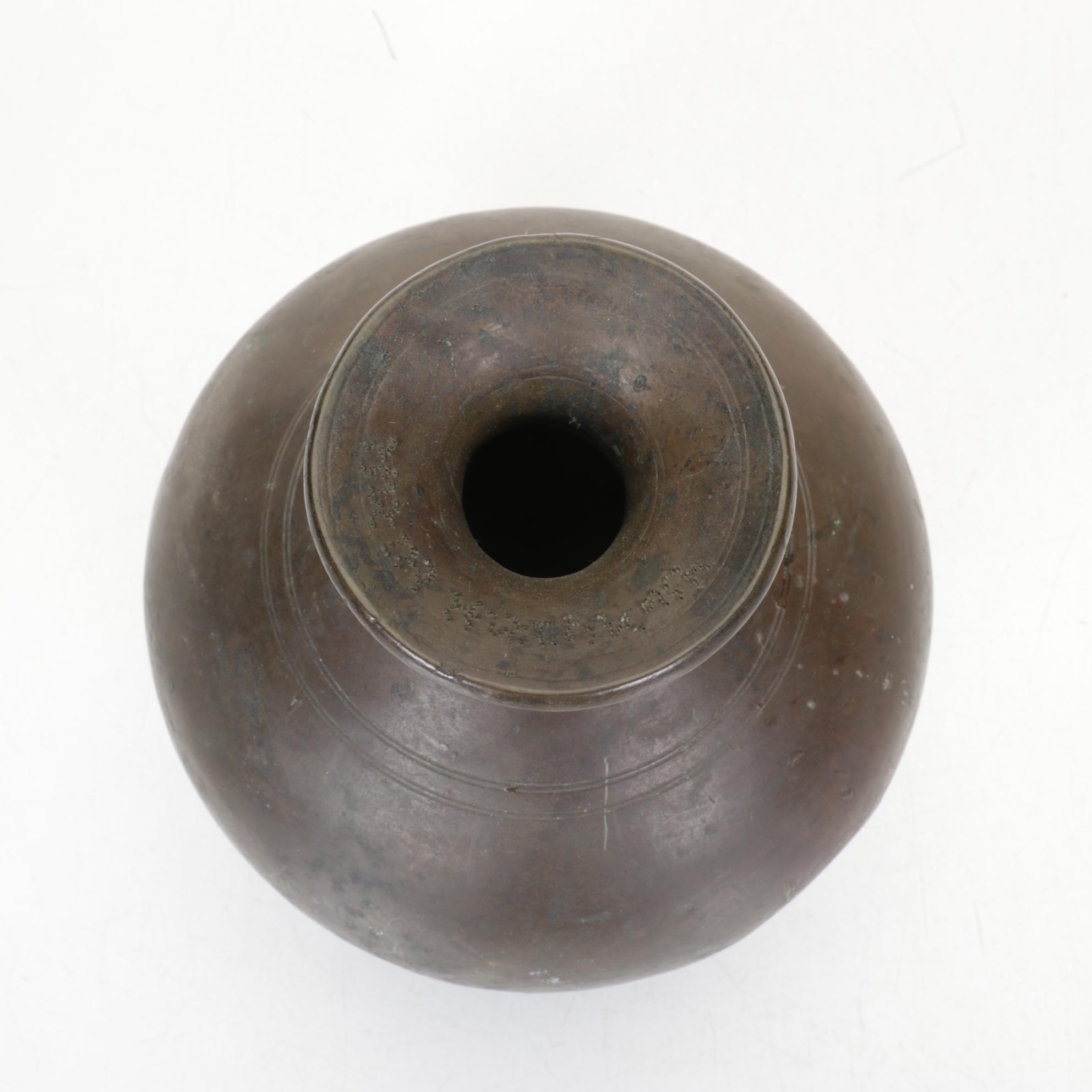 Painted Brass Vessels & Jugs