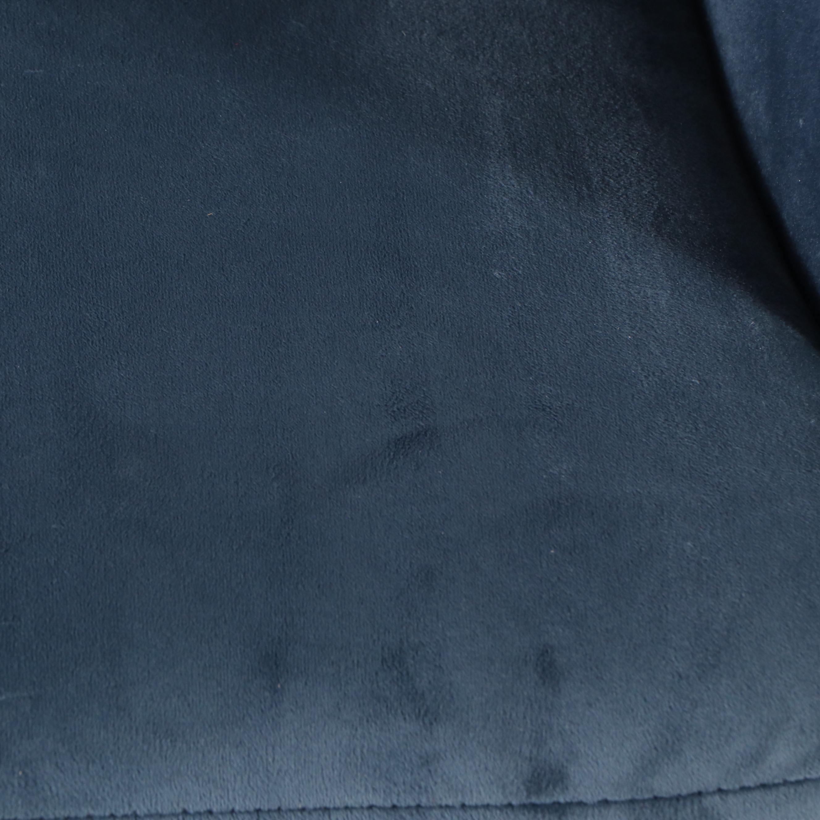 Best Chairs, Inc. Contemporary Blue Velvet Upholstered Armchair