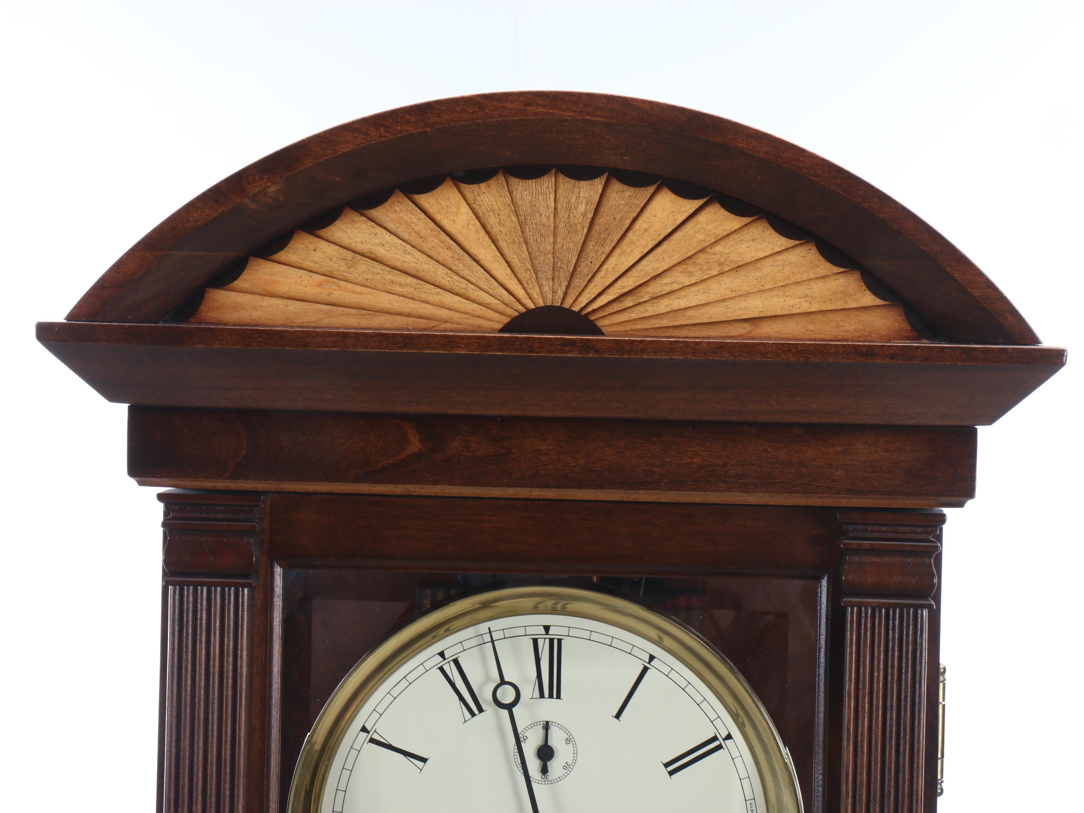 Federal Style Sligh Wooden Wall Clock