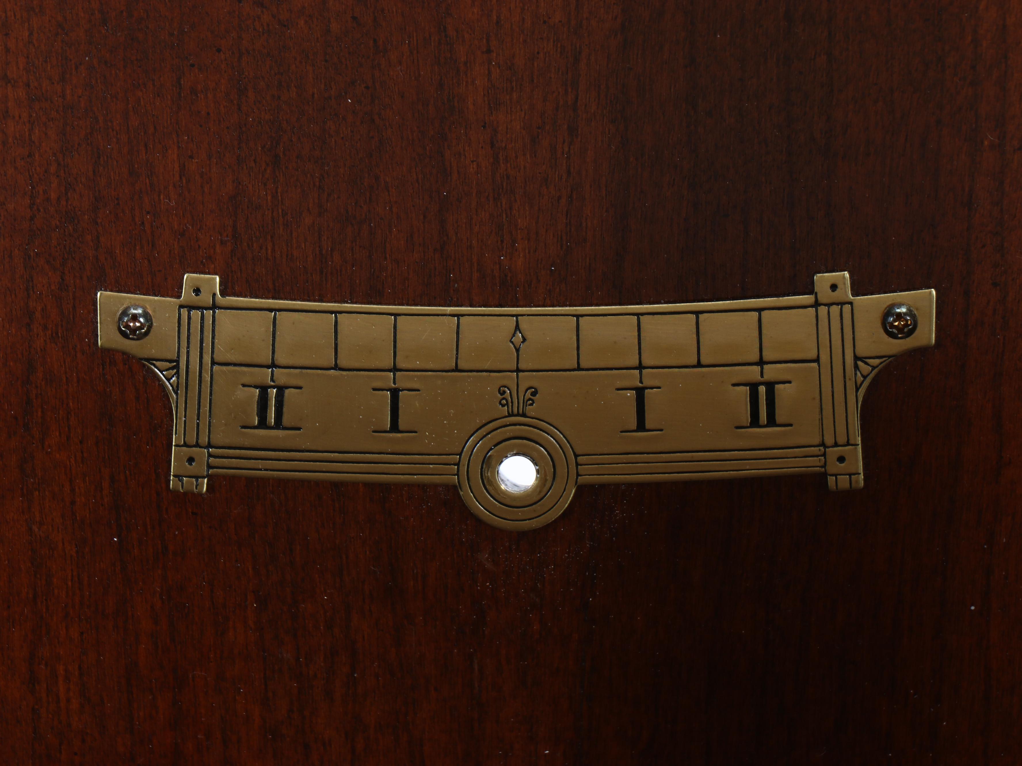 Federal Style Sligh Wooden Wall Clock