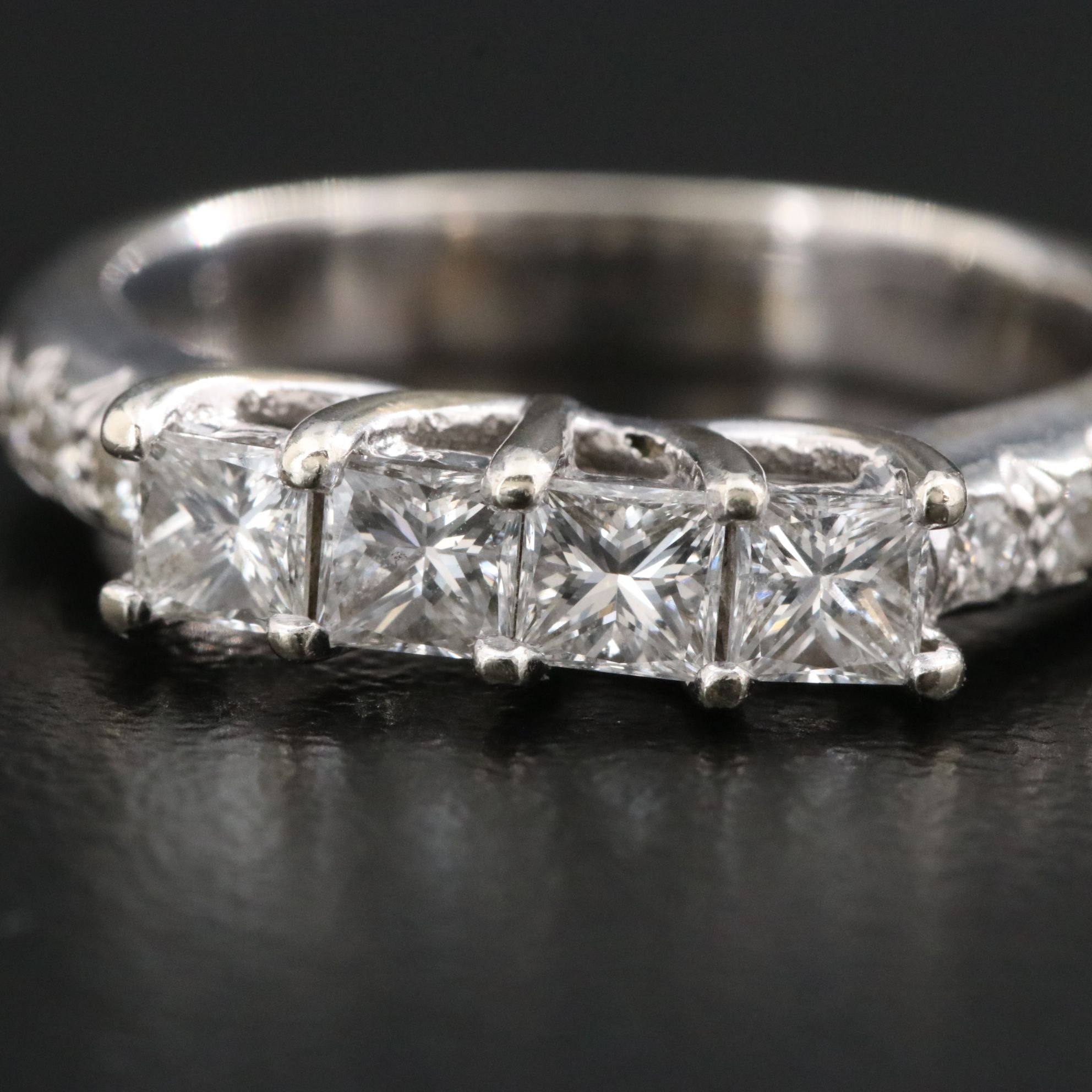 14K 0.96 CTW Diamond Ring