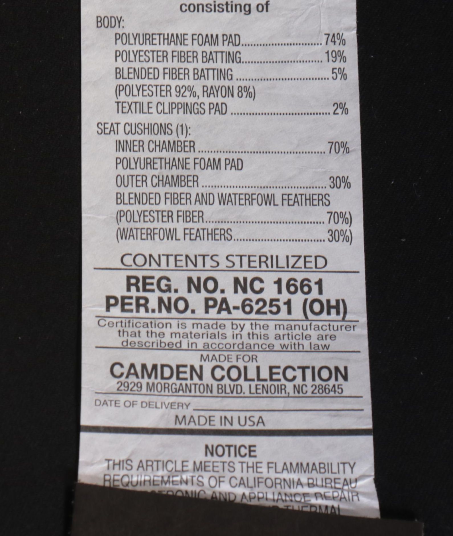 Camden Collection Nail Head Trim Cowhide Leather Wingback Armchair with Ottoman