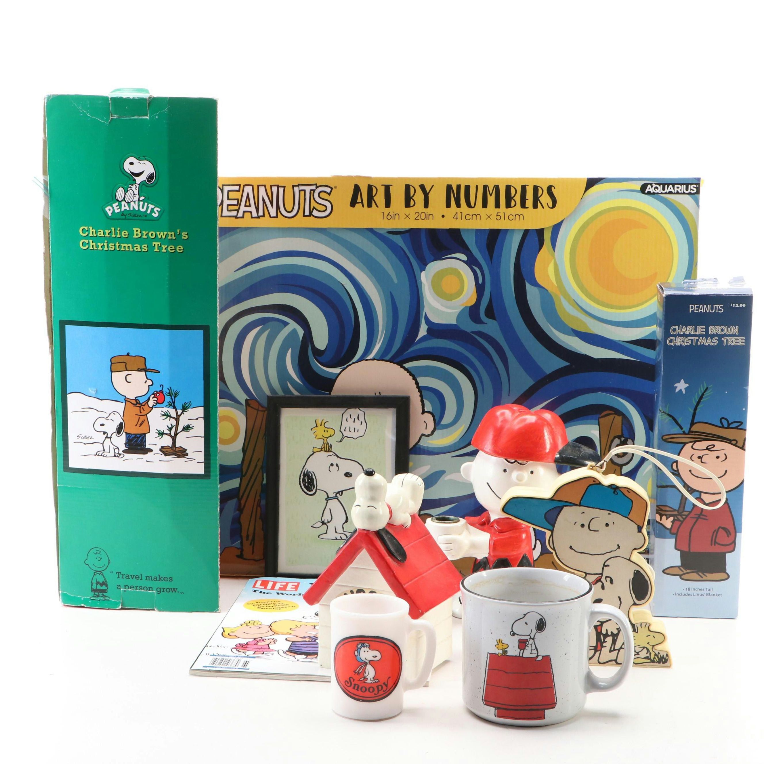 United Snoopy Composite Dog House Bank and Other Peanuts Merchandise