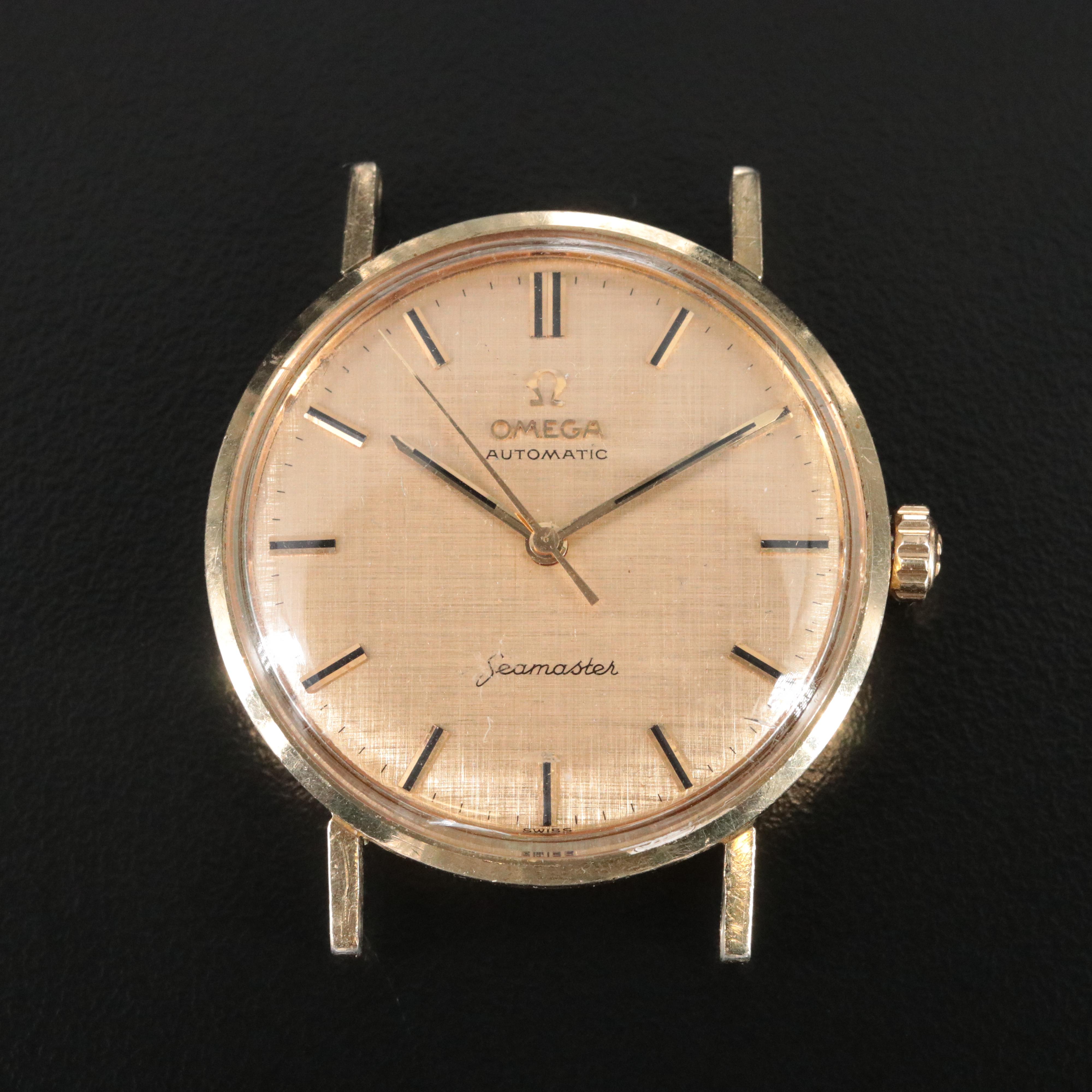 1962 Omega Seamaster LL 6287-1 Linen Dial Watch