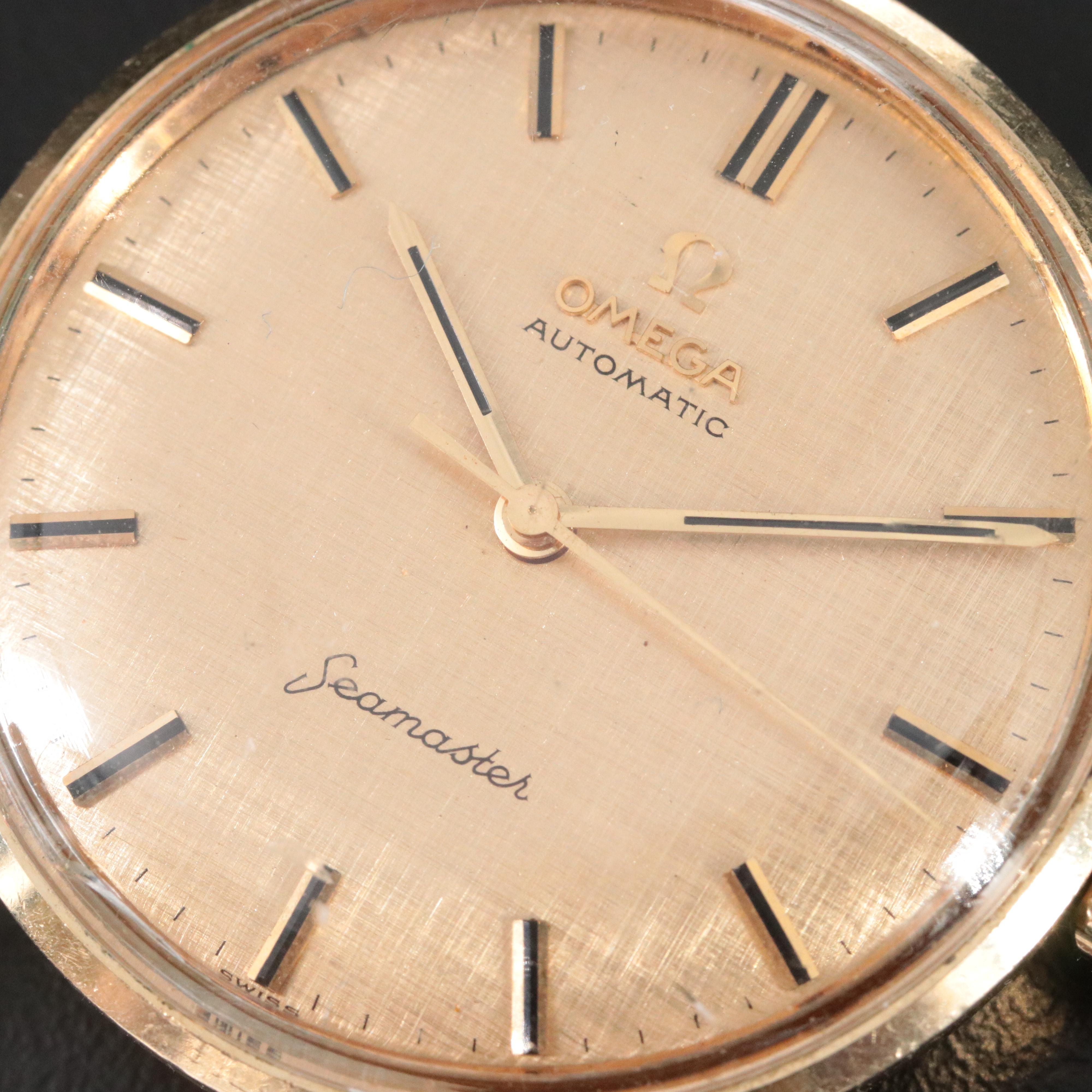 1962 Omega Seamaster LL 6287-1 Linen Dial Watch