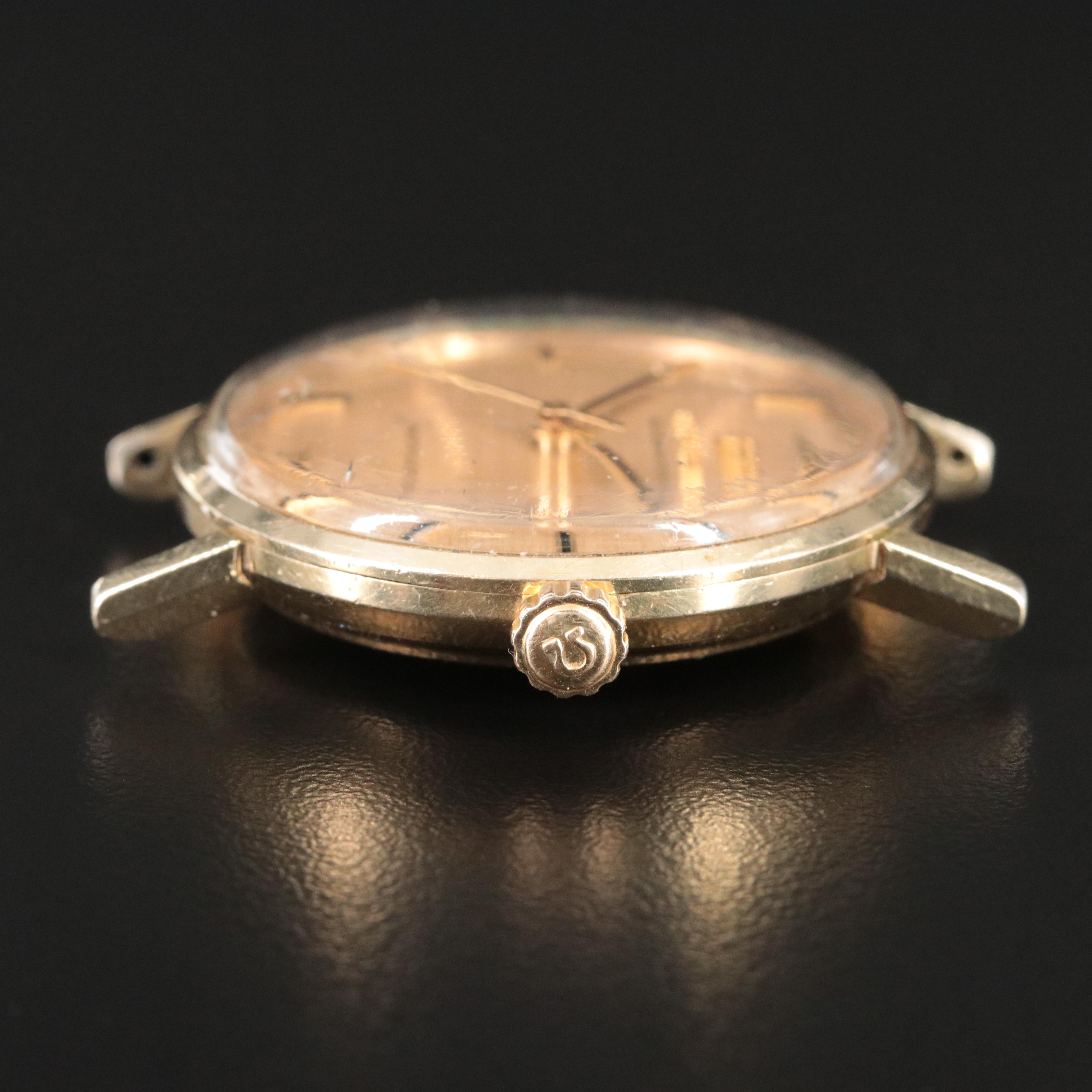 1962 Omega Seamaster LL 6287-1 Linen Dial Watch