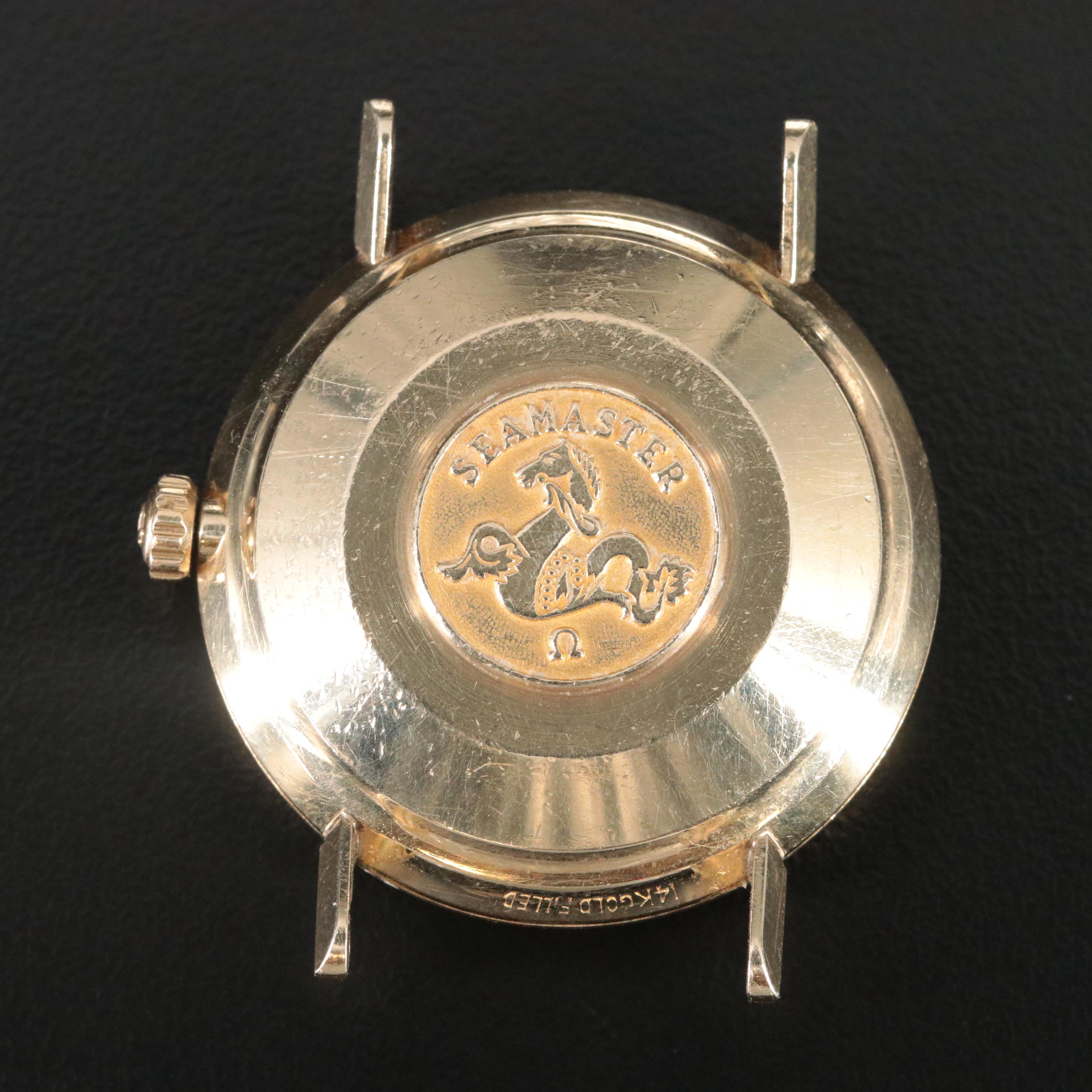 1962 Omega Seamaster LL 6287-1 Linen Dial Watch