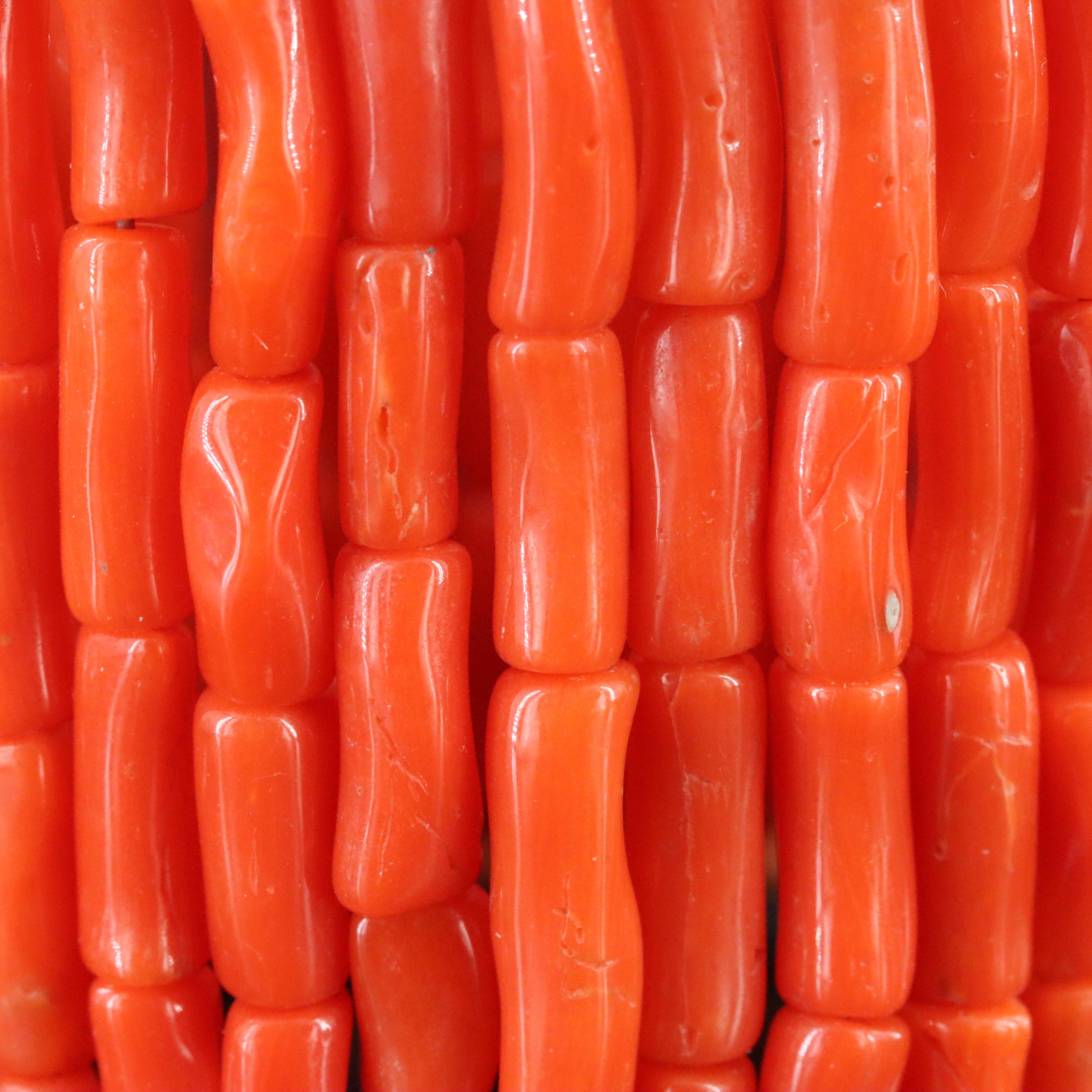 Coral Bracelet with 14K Bead Accents