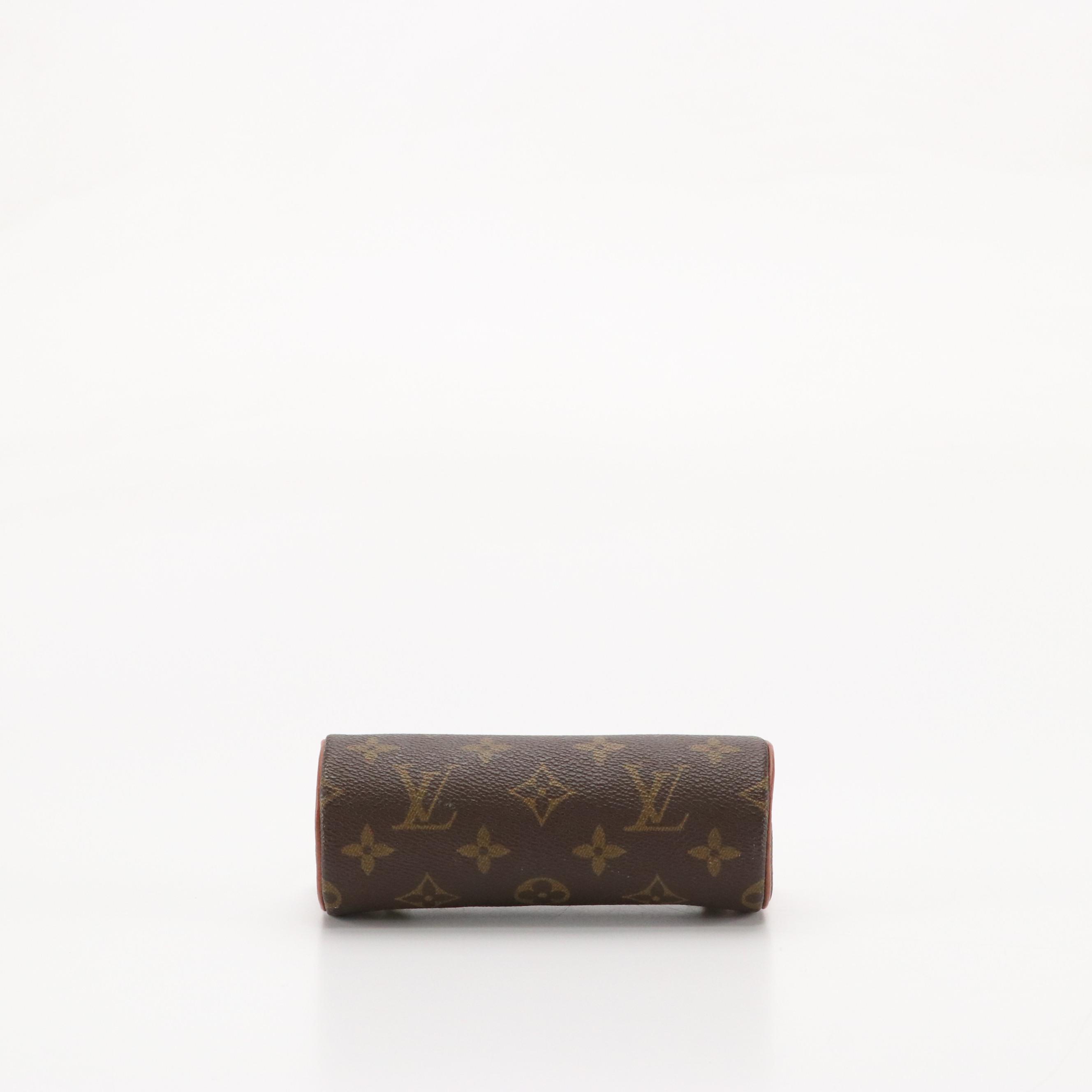 Louis Vuitton Papillon Pochette Bag in Monogram Canvas and Leather Trim