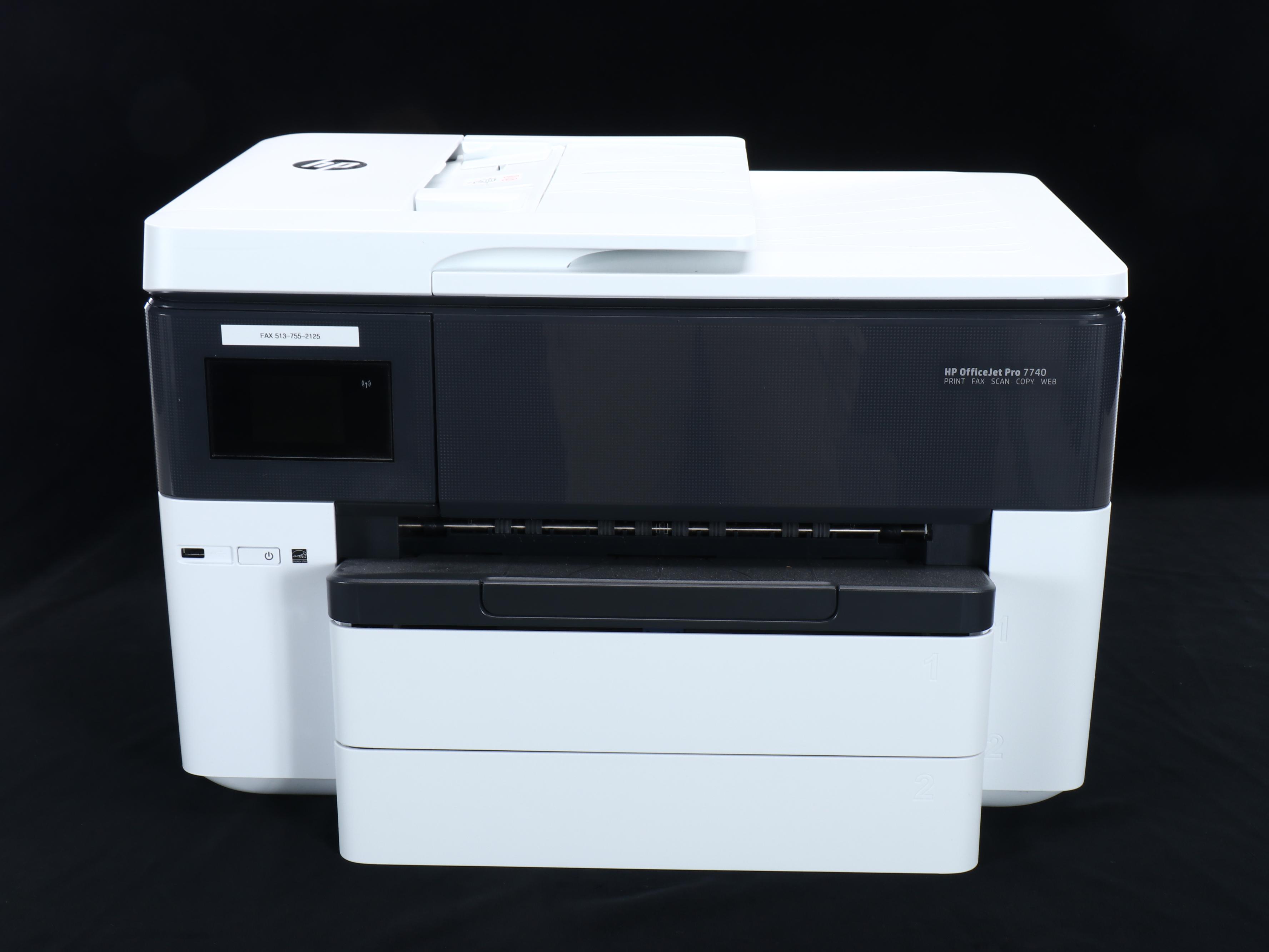 HP OfficeJet Pro 7740 Office Printing Station with Accessories