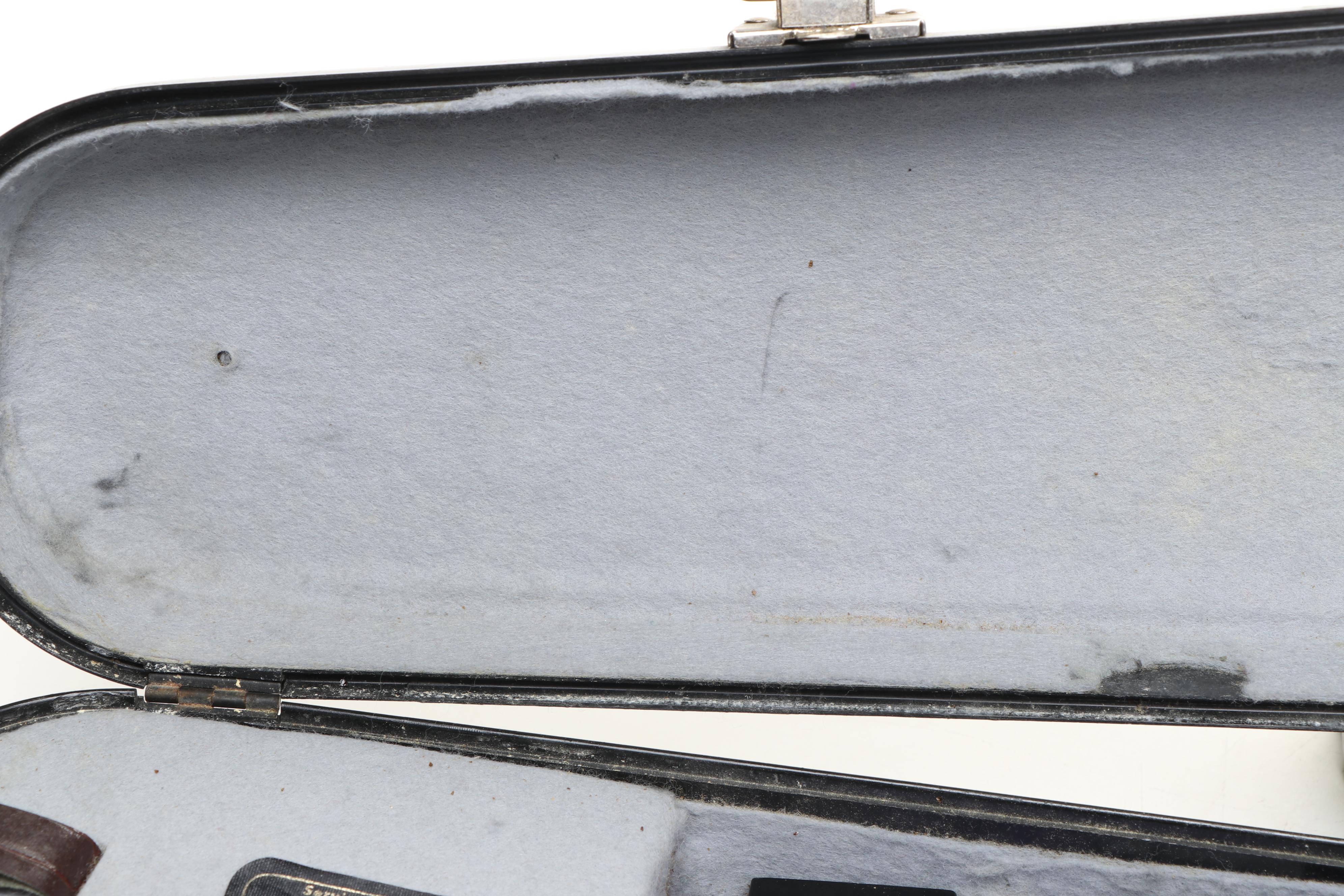 A.R. Seidel 3/4 Violin with Hard Case and Music Books, Late 20th C.