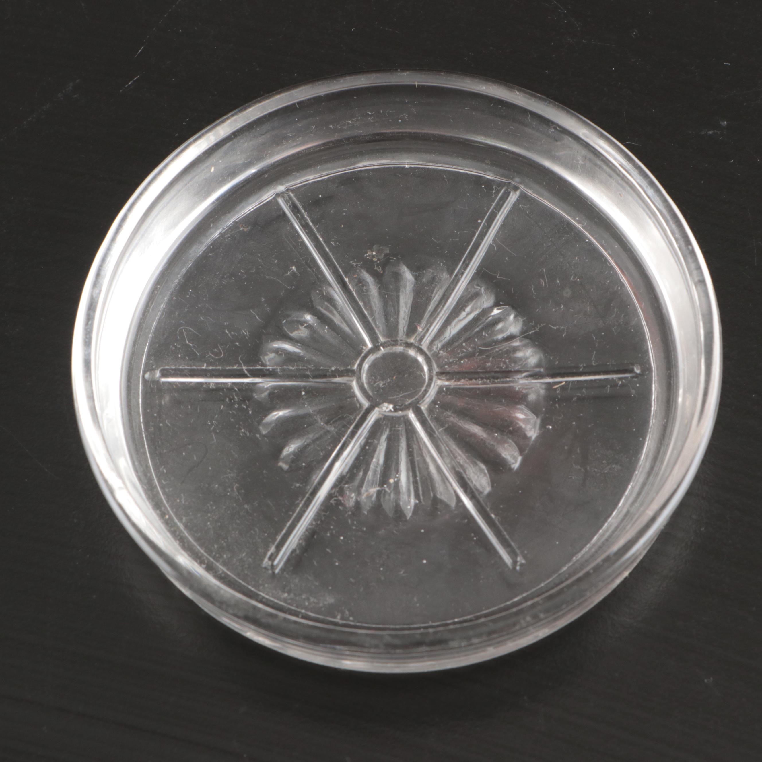 Vintage Federal Glass with Other Etched Glass Tableware and Accessories