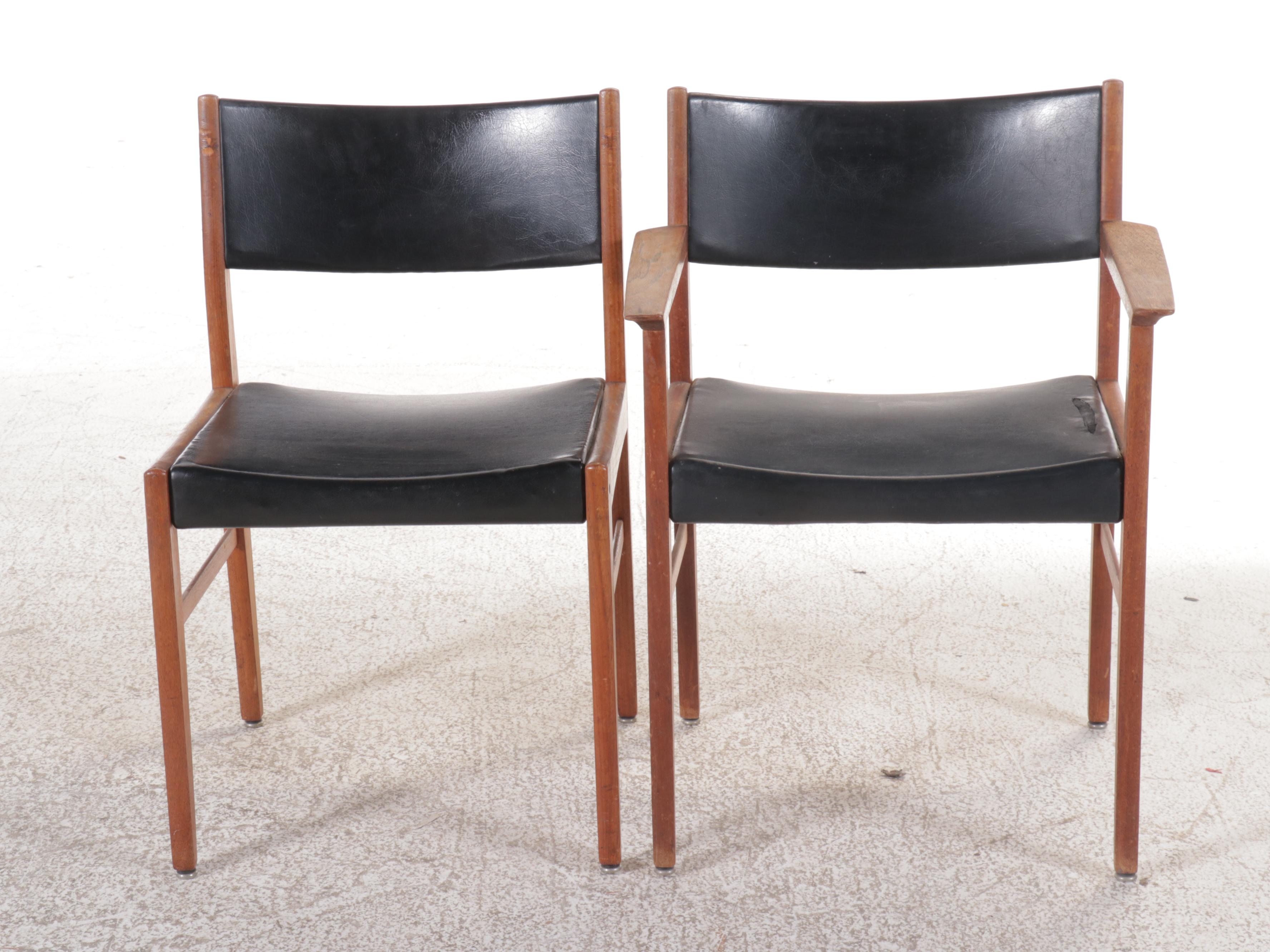 Glostrup Danish Modern Teak Five-Piece Dining Set, Late 20th Century