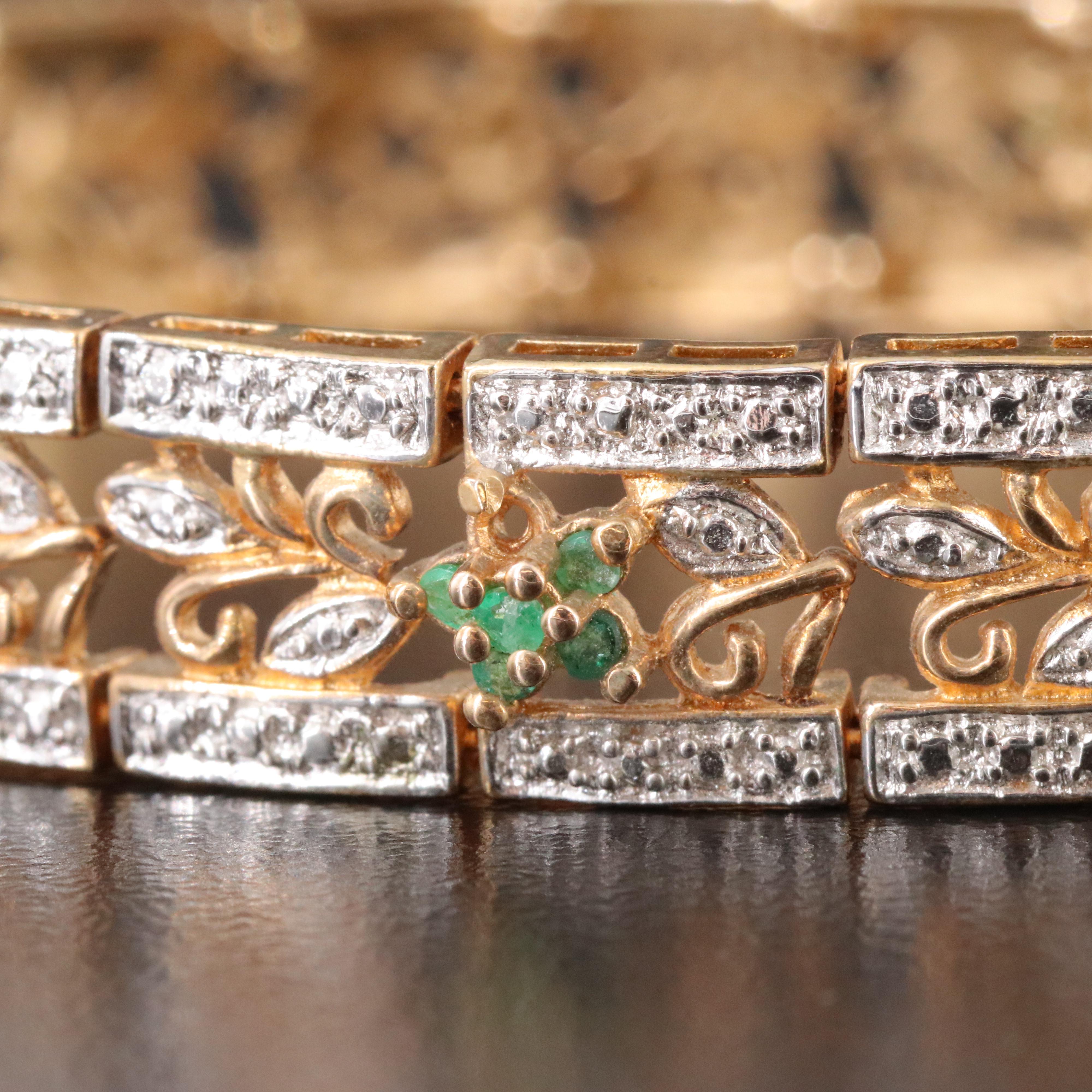 Sterling Ruby, Sapphire and Emerald Bracelets