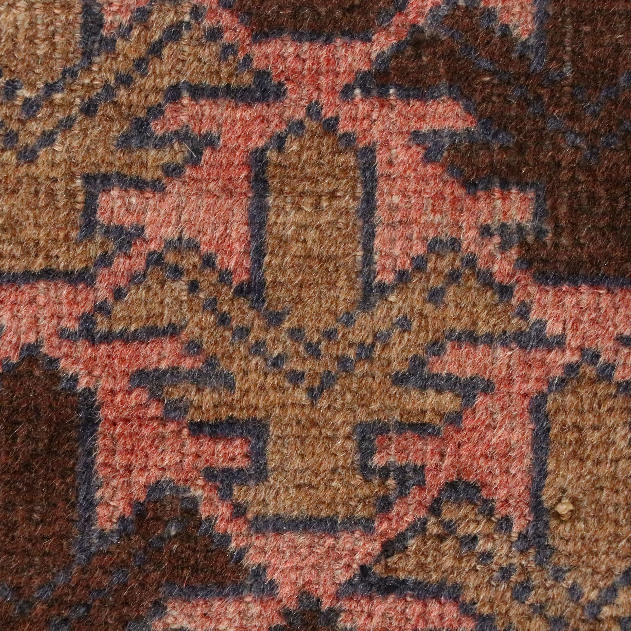 2'11 x 5'3 Hand-Knotted Persian Baluch Accent Rug