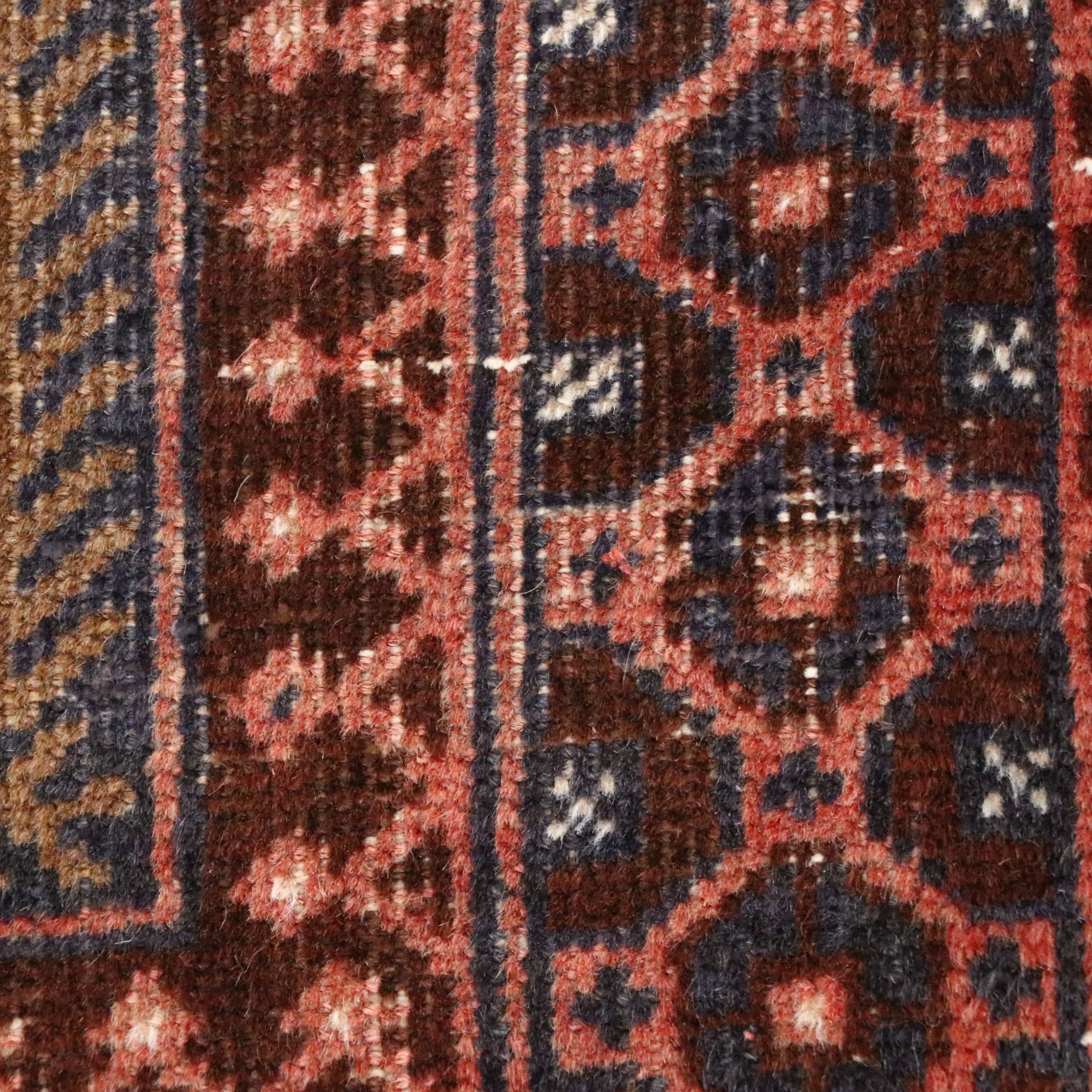 2'11 x 5'3 Hand-Knotted Persian Baluch Accent Rug
