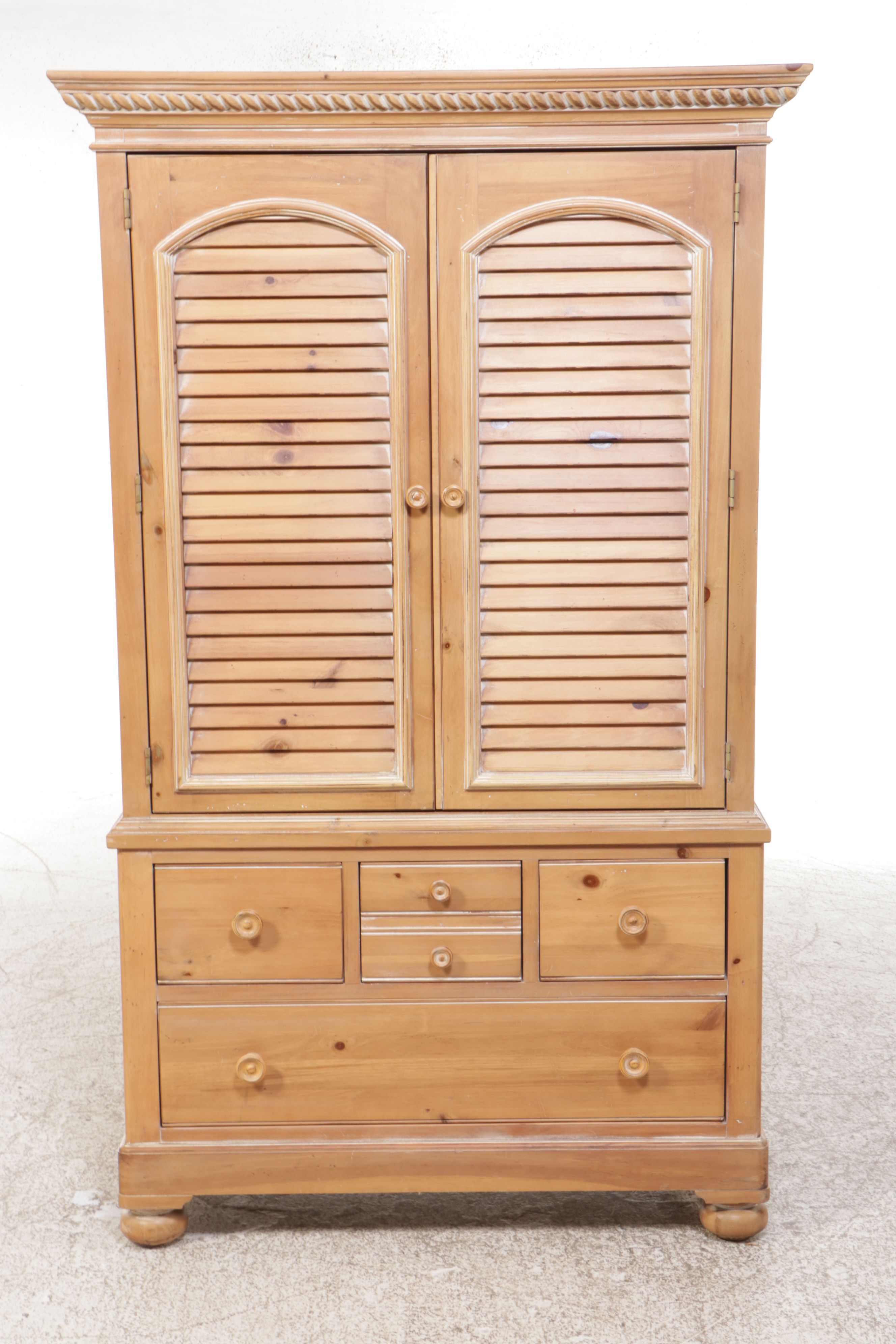Lexington Contemporary Pine Media Armoire