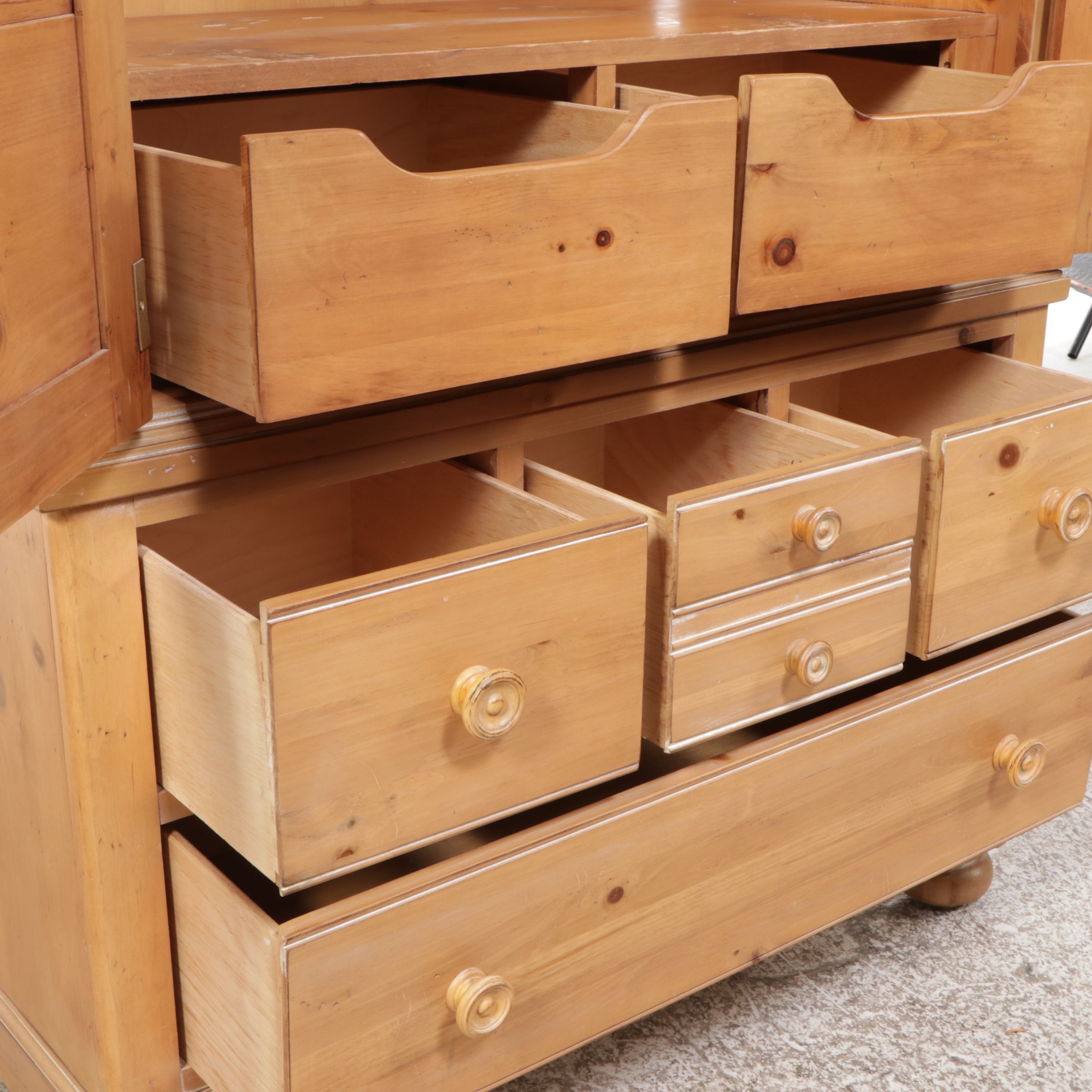 Lexington Contemporary Pine Media Armoire