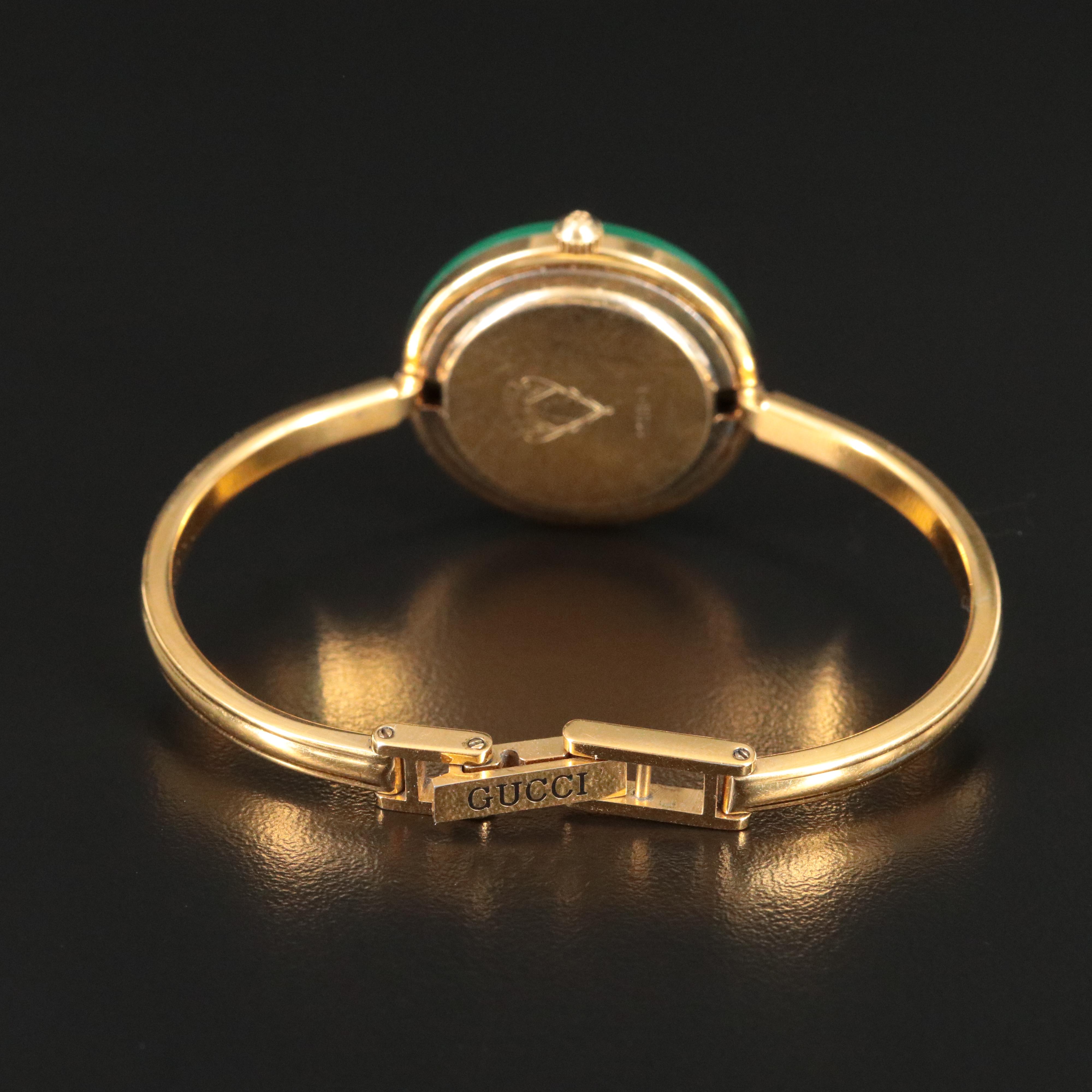 Gucci 1100-L Interchangeable Bezels Quartz Watch