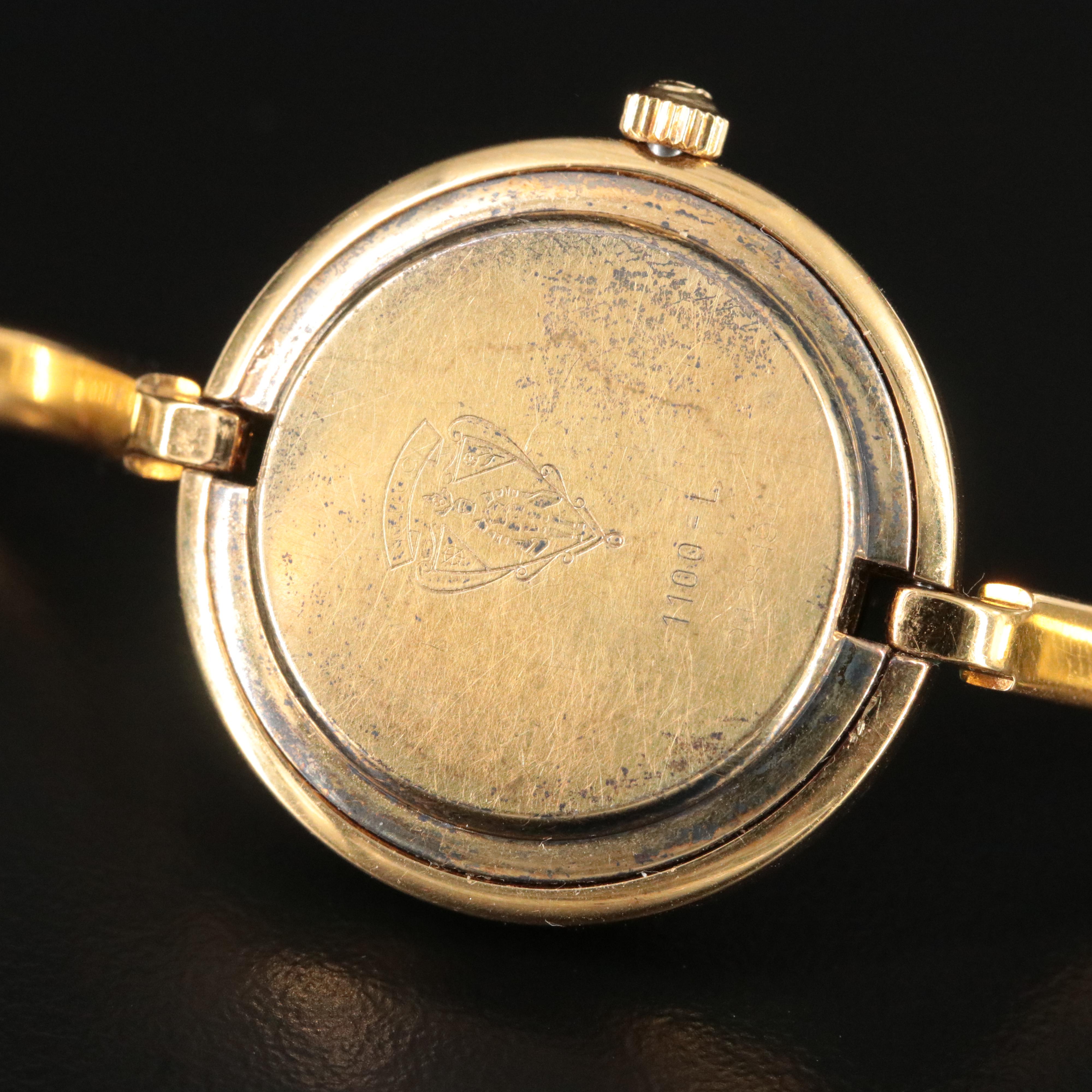 Gucci 1100-L Interchangeable Bezels Quartz Watch