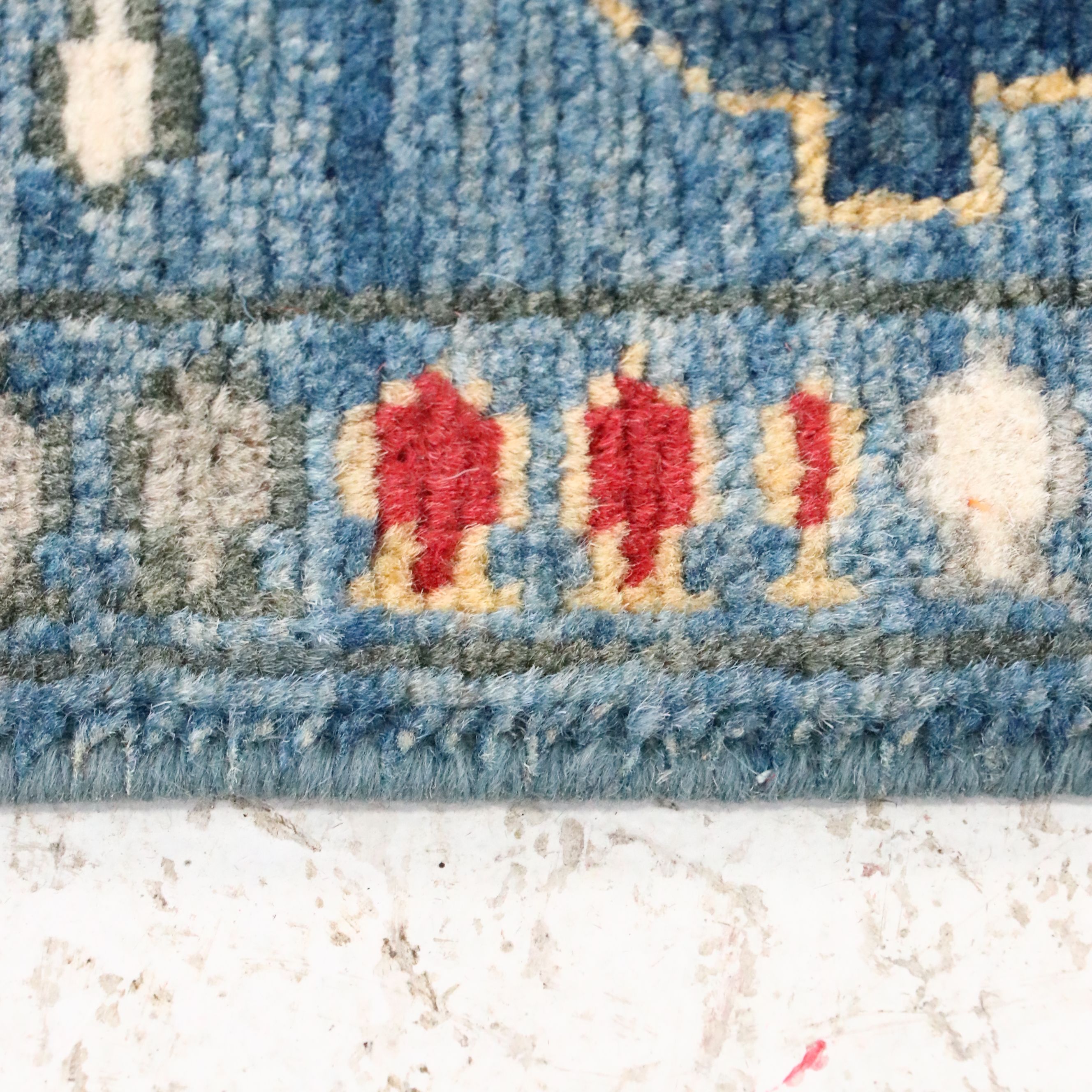 2'8 x 6'7 Hand-Knotted Afghan War Rug Pictorial Long Rug