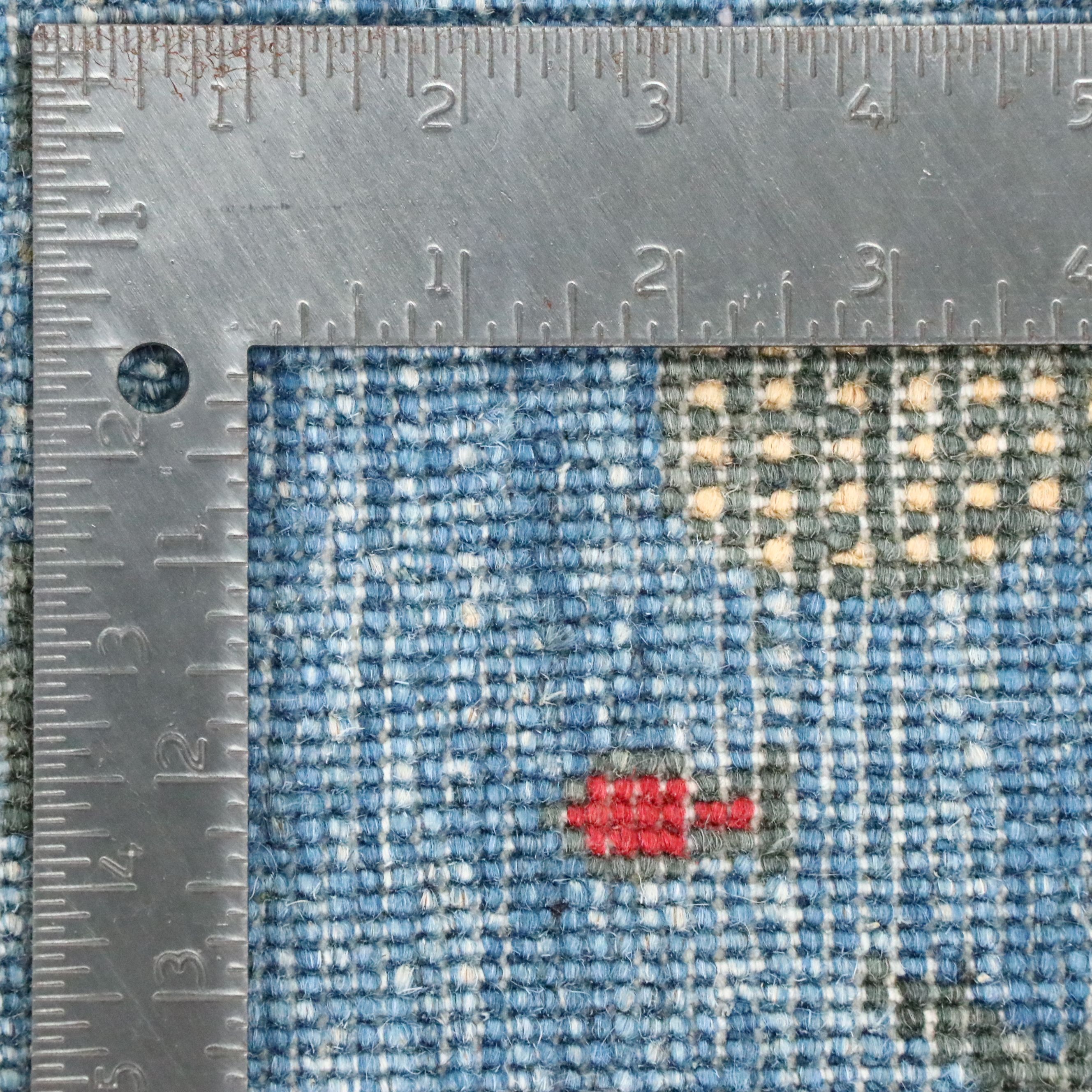 2'8 x 6'7 Hand-Knotted Afghan War Rug Pictorial Long Rug