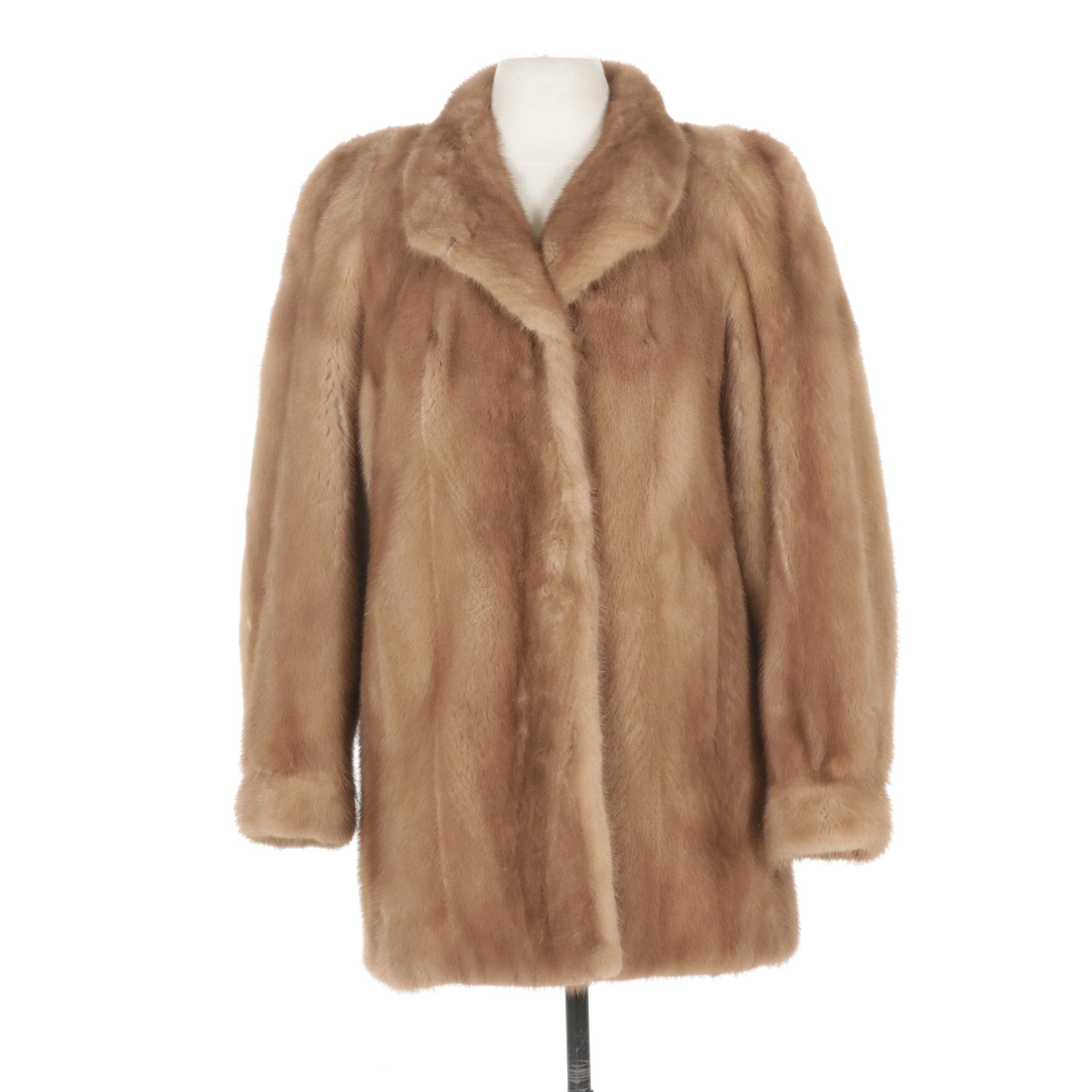 Pastel Mink Fur Stroller by Up to Date