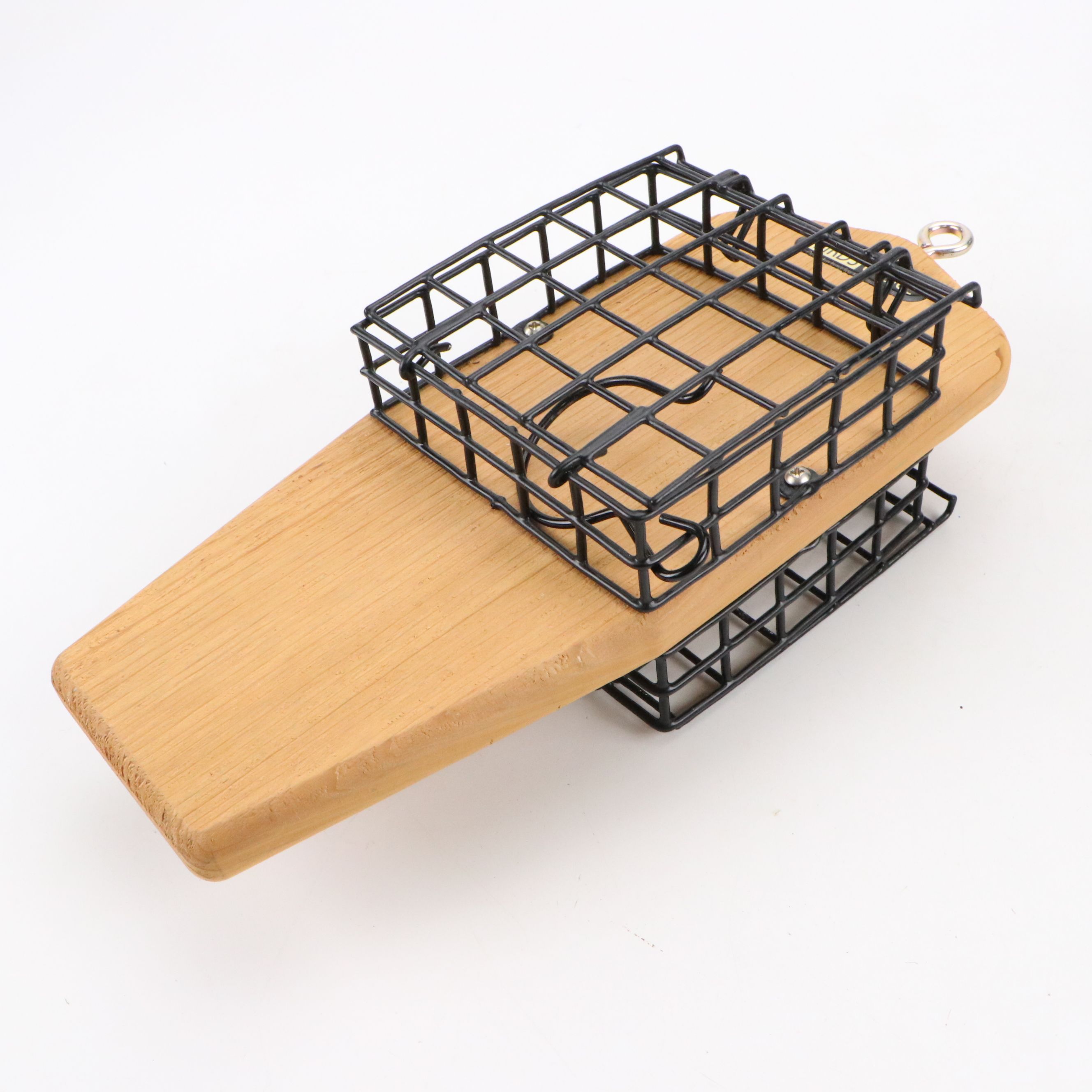 Birds Choice Hanging Wood and Metal Suet Feeder