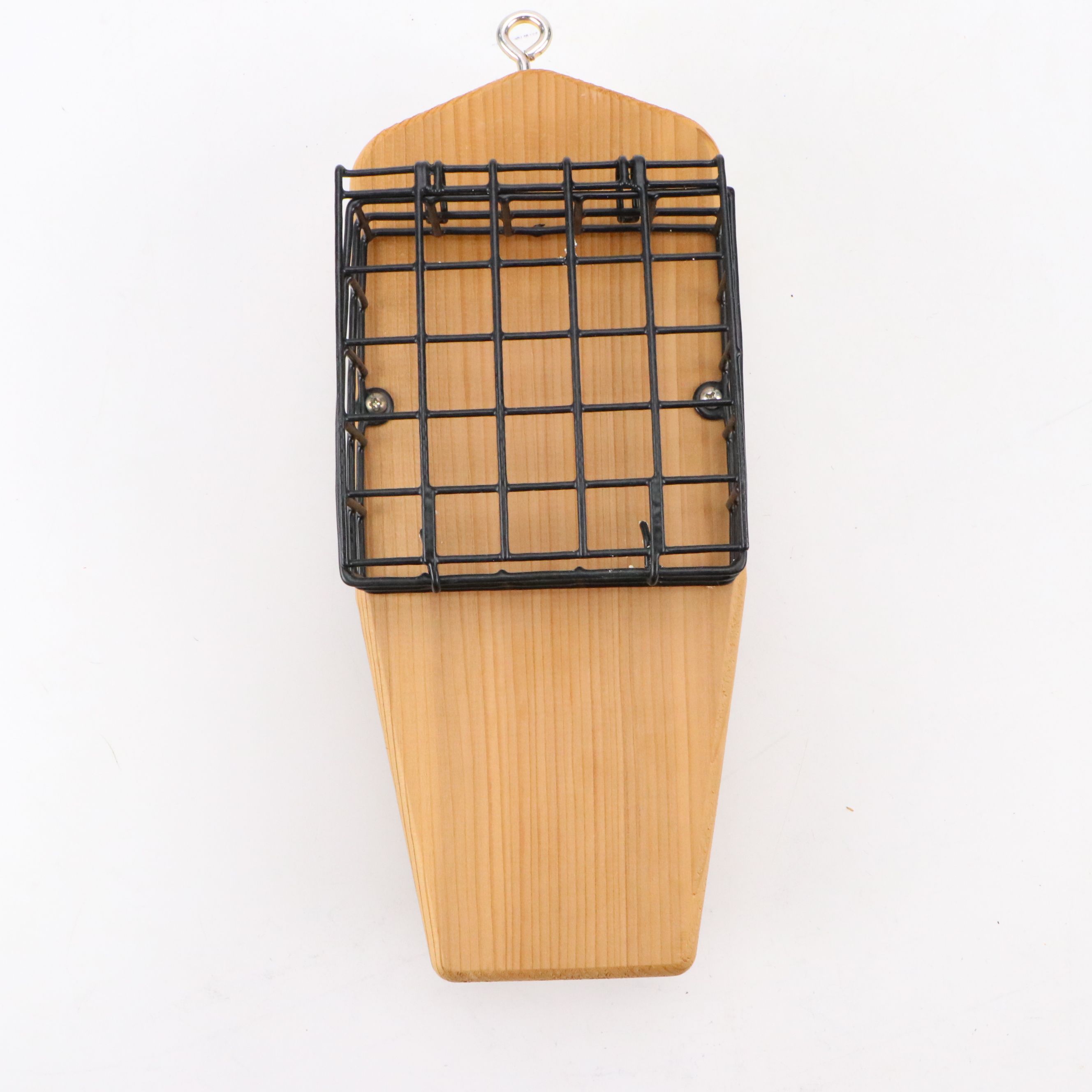 Birds Choice Hanging Wood and Metal Suet Feeder