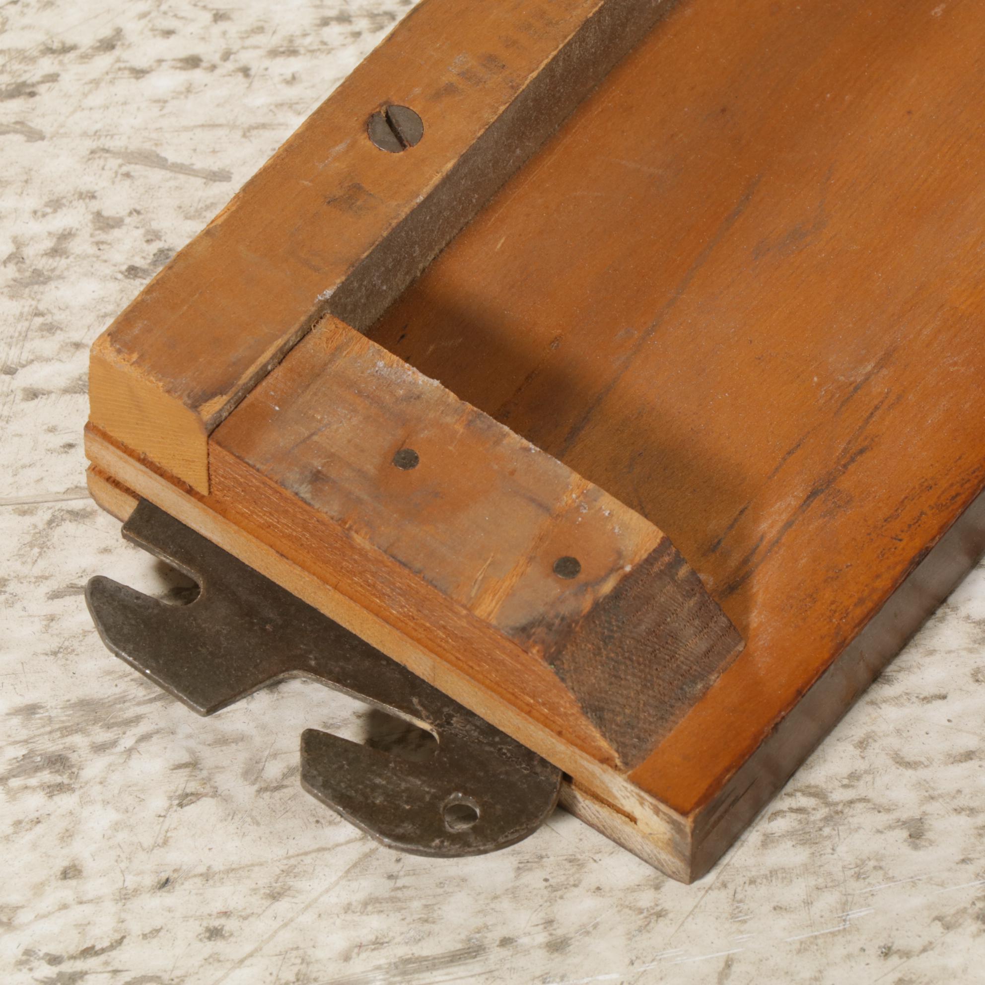 French Provincial Style Walnut Twin Bed Frame, Mid-20th Century