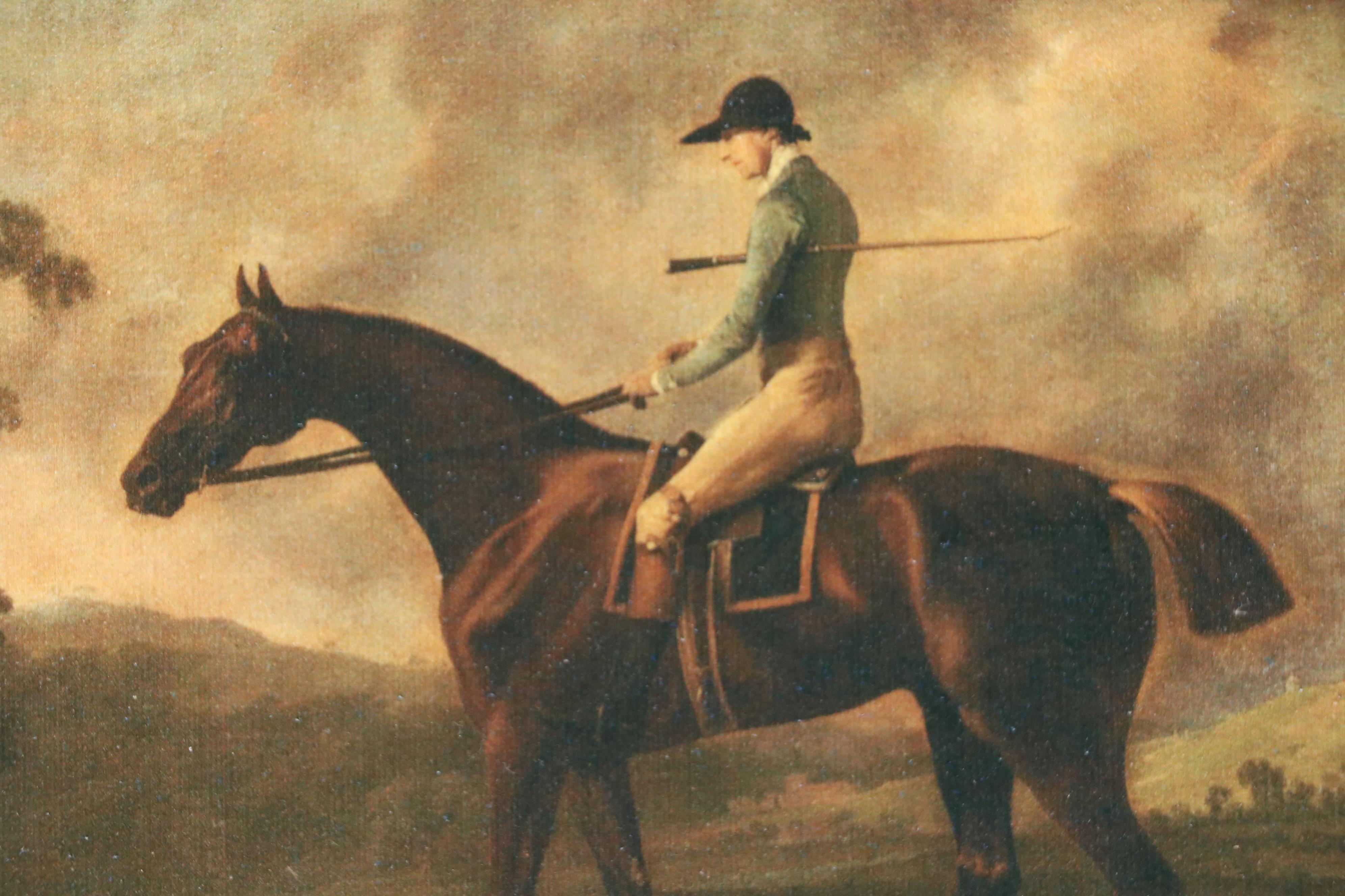 Giclée After George Stubbs "Antinous and Pilkington"