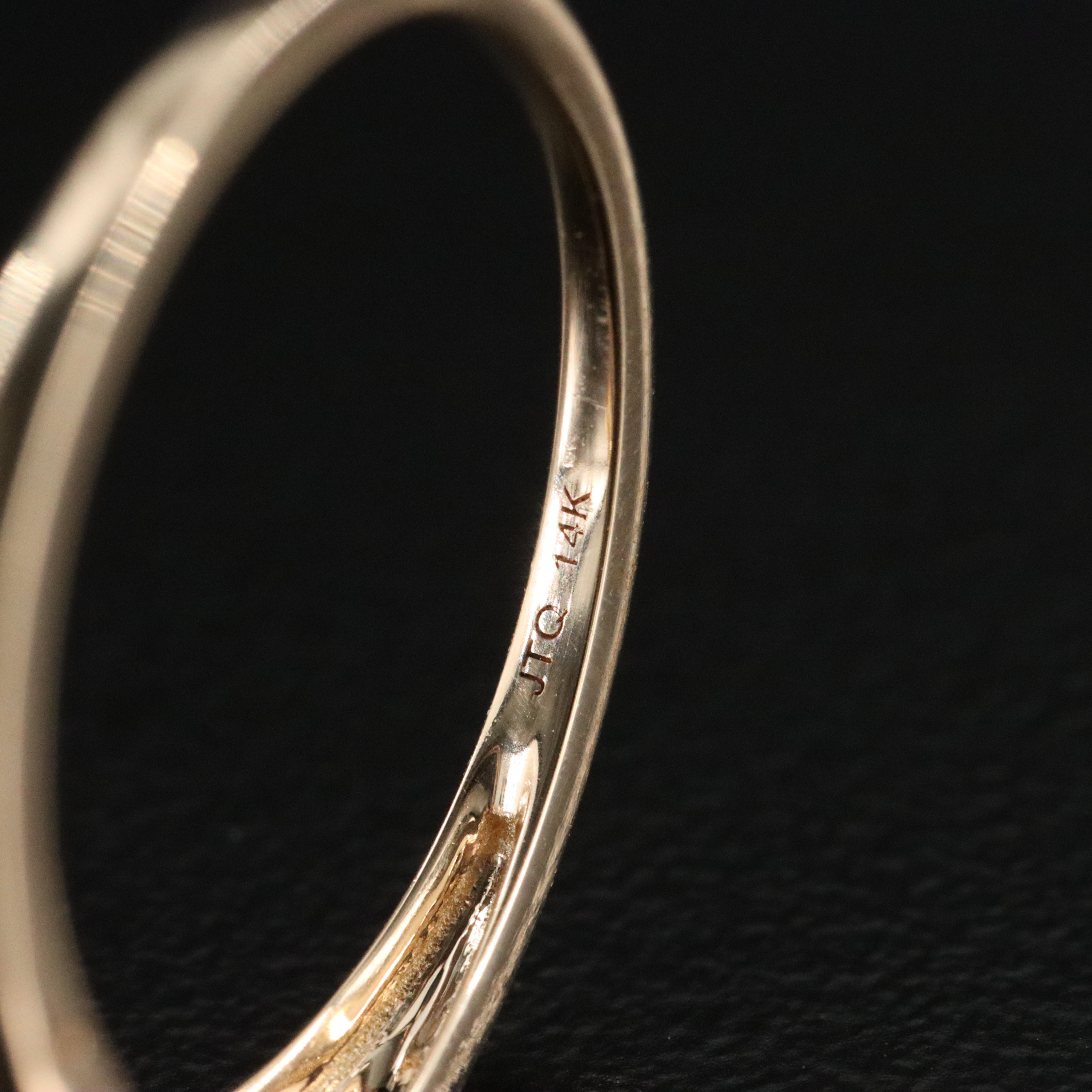 14K Tanzanite and White Sapphire Ring