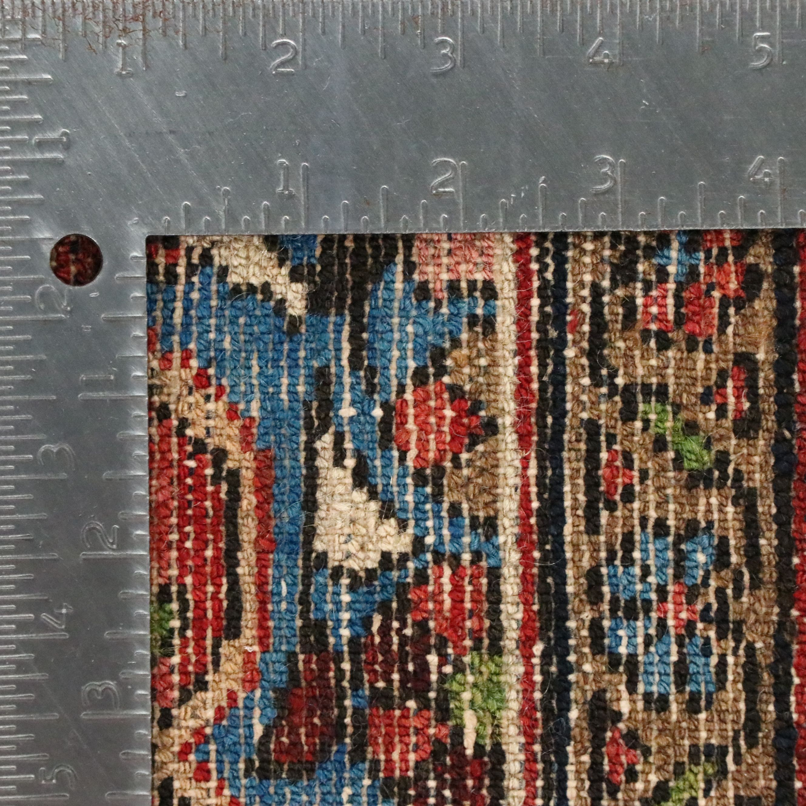 3'8 x 4'10 Hand-Knotted Persian Borchalu Accent Rug