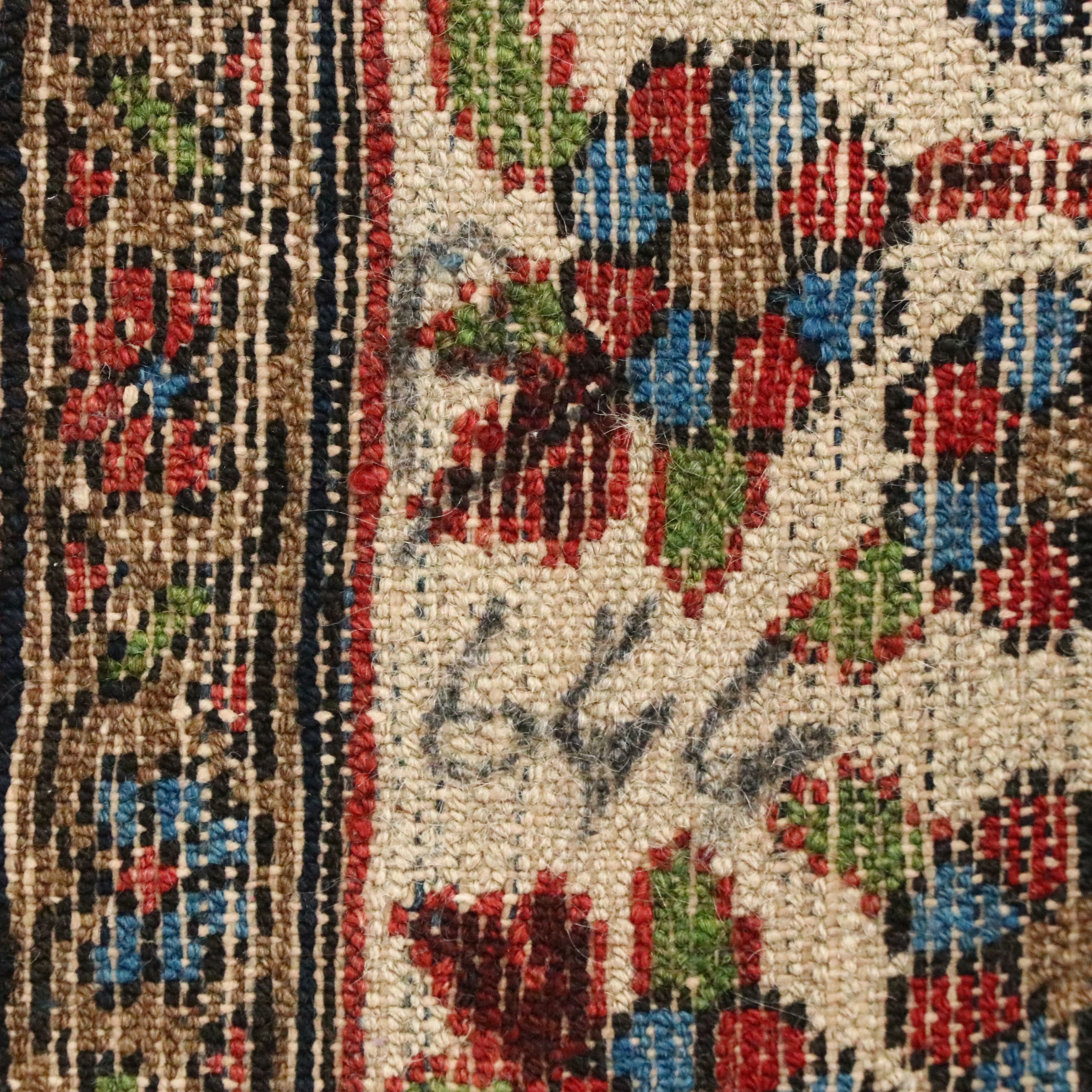 3'8 x 4'10 Hand-Knotted Persian Borchalu Accent Rug