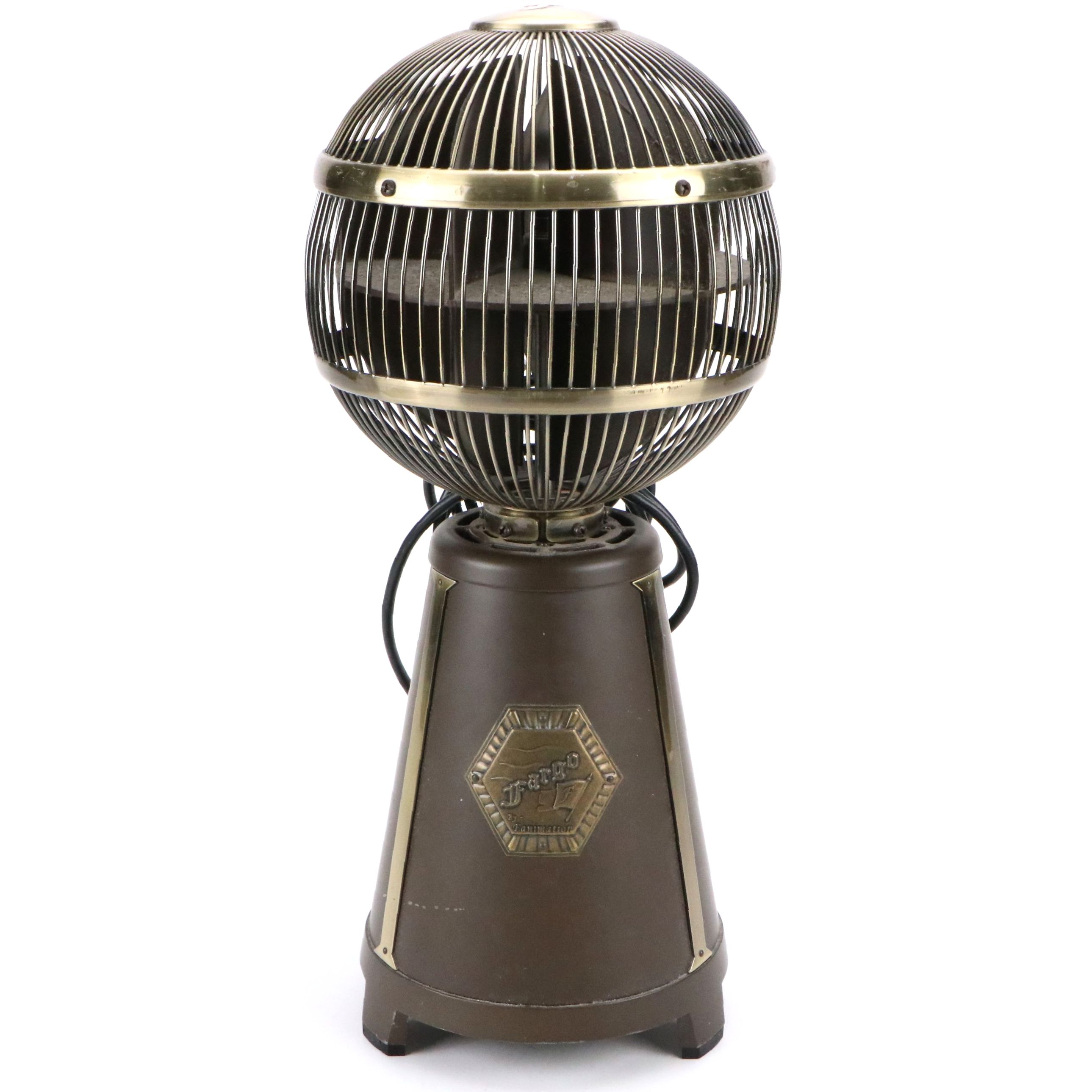 Fanimation Fargo Art Deco Style Orbital Desktop Fan, 21st Century