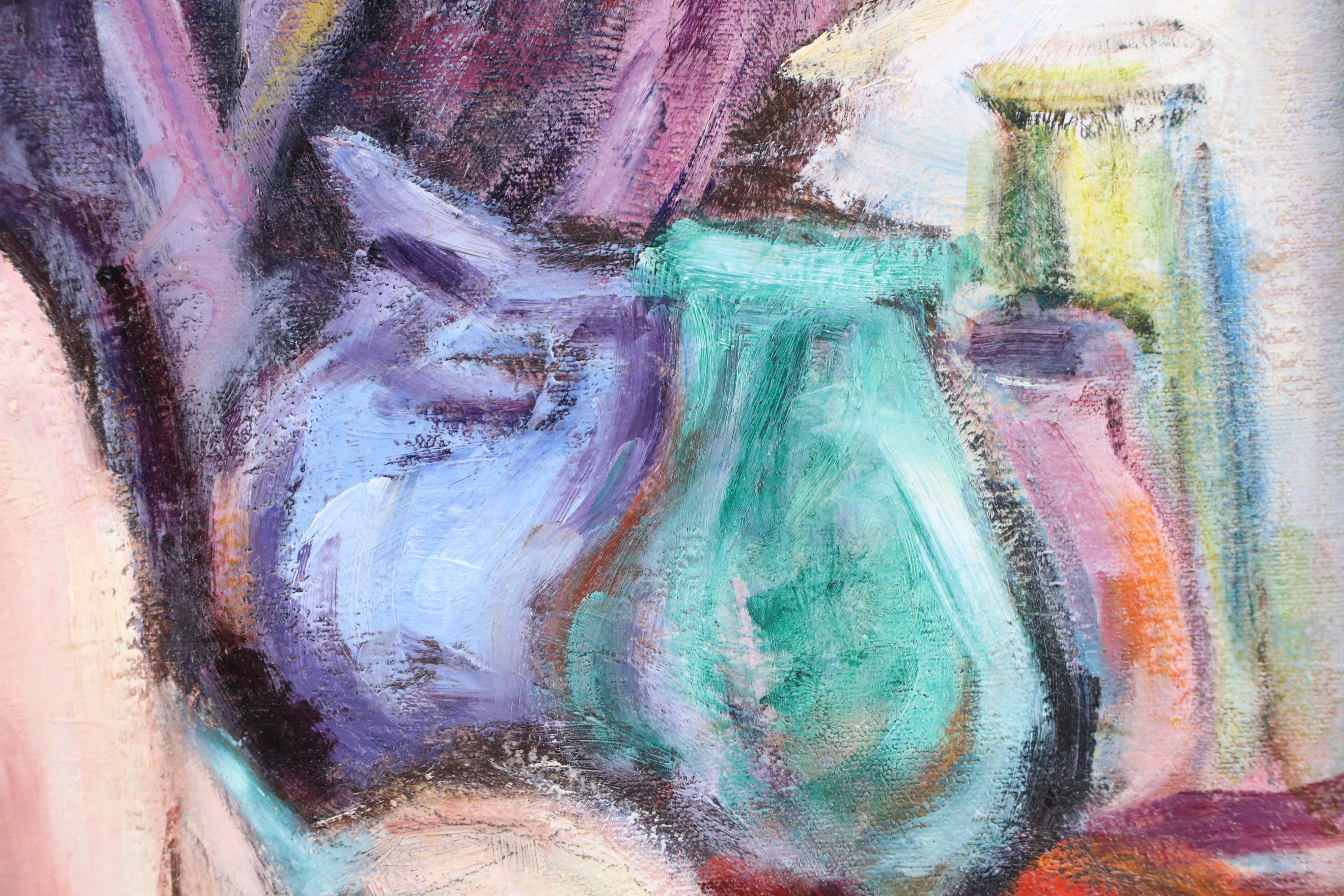 I. Waligore Figural Impasto Oil Painting "Harem Woman," 1995