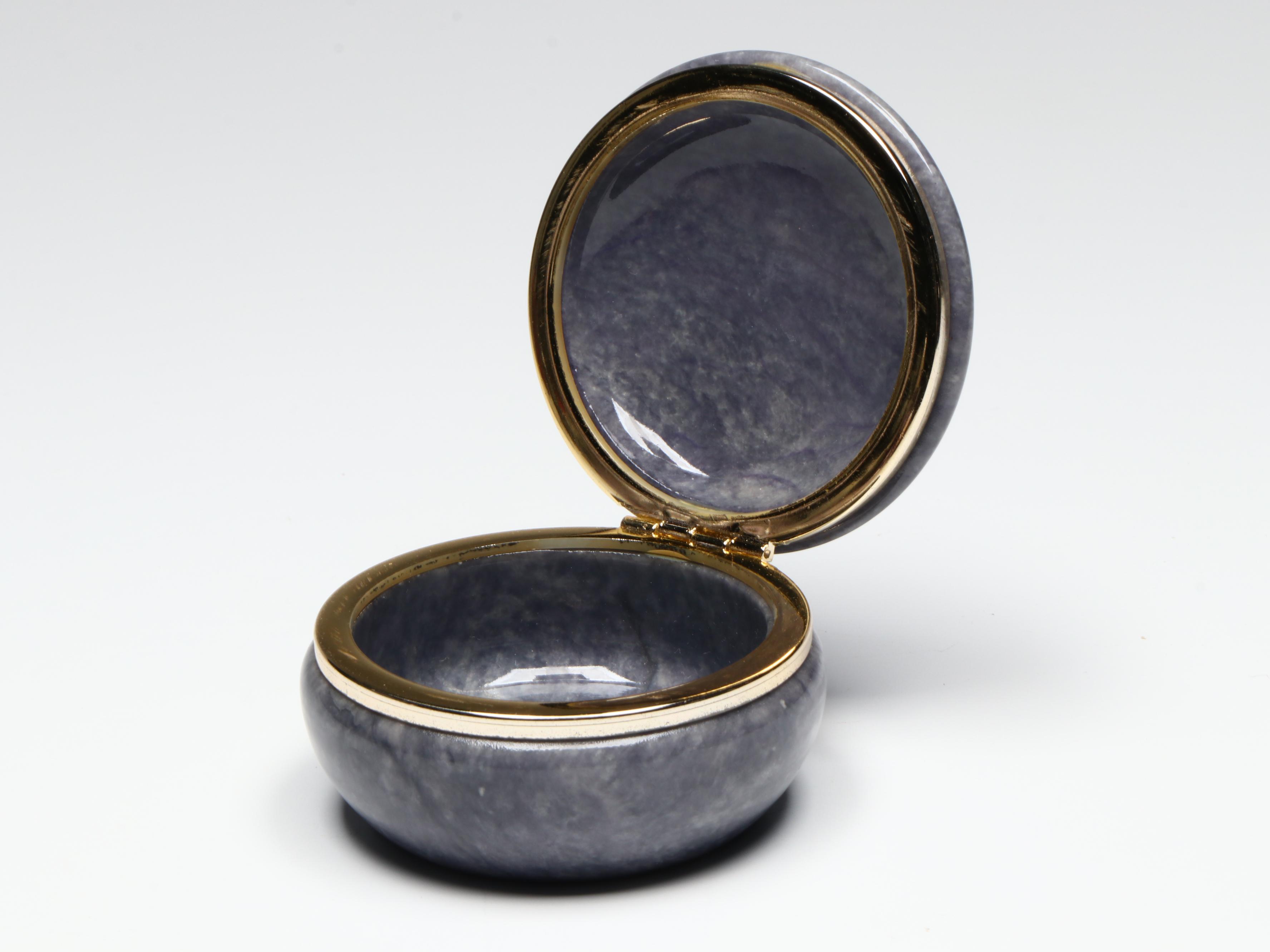 EAPG Sunned Purple Syrup Pitcher, Empoli Decanter, with Other Vases and Decor