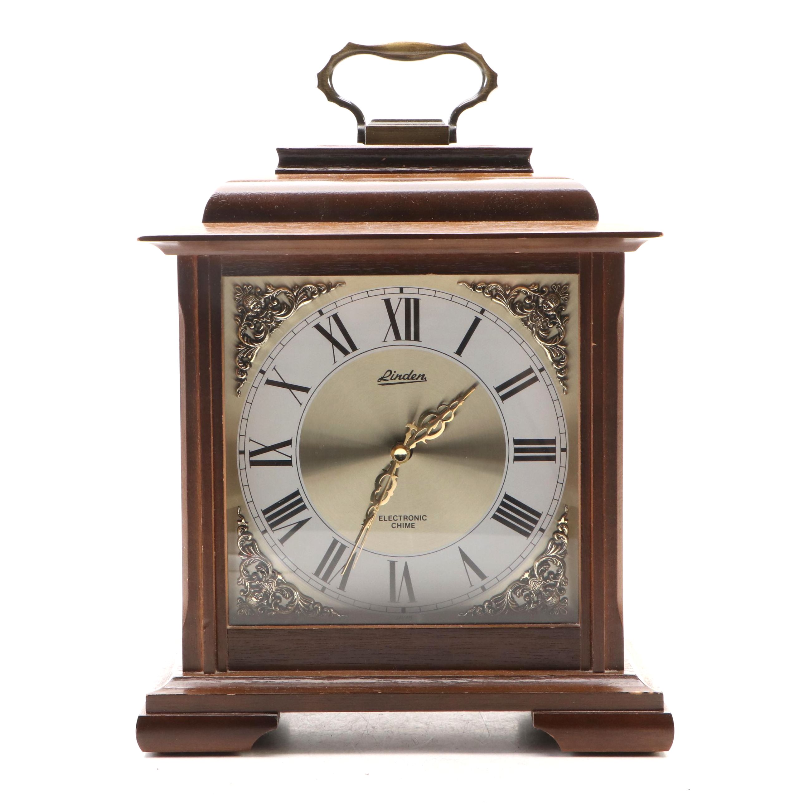 Linden Wooden Carriage Clock with Electronic Chime