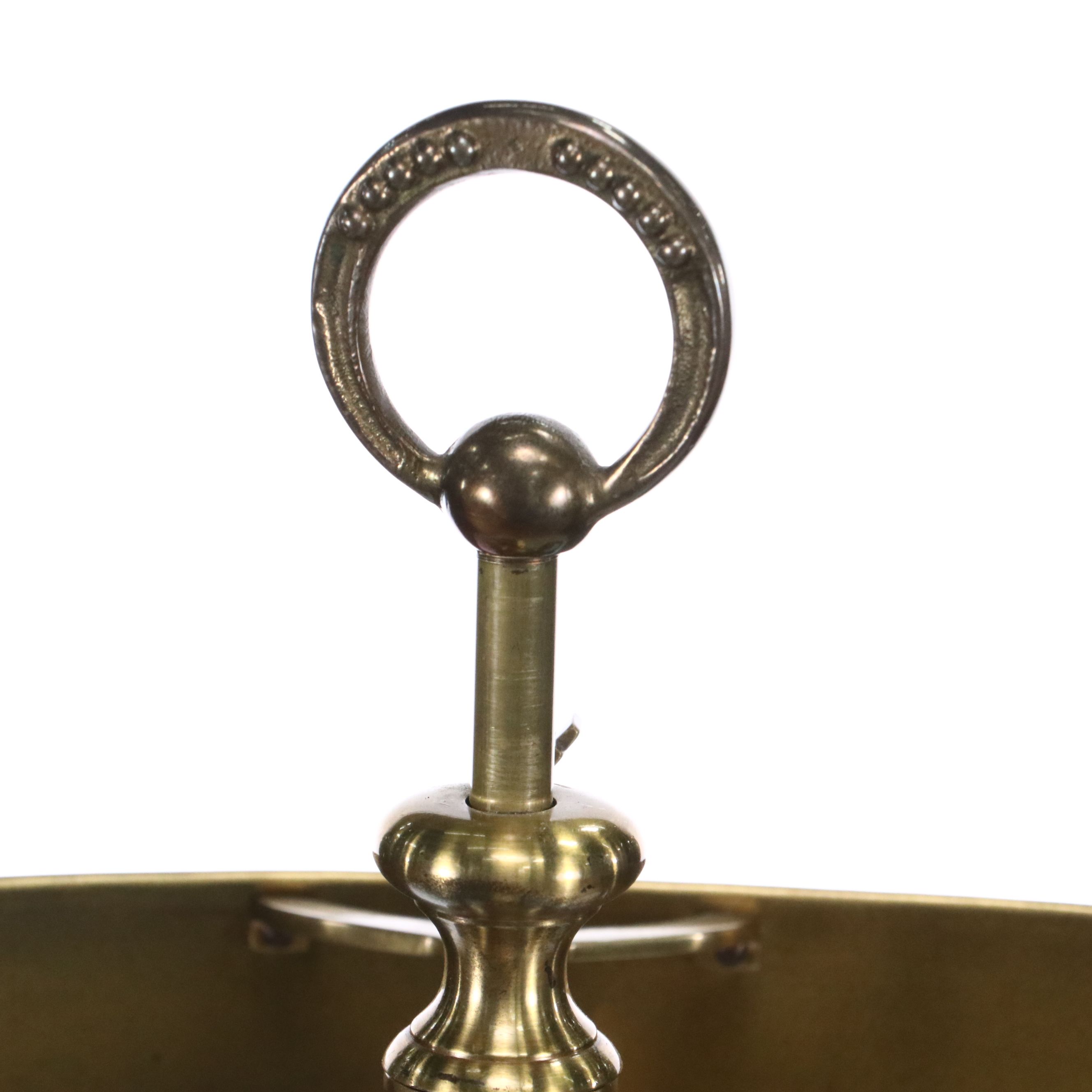 Wildwood Neoclassical Style Brass Finish Bouillotte Floor Lamp with Tole Shade