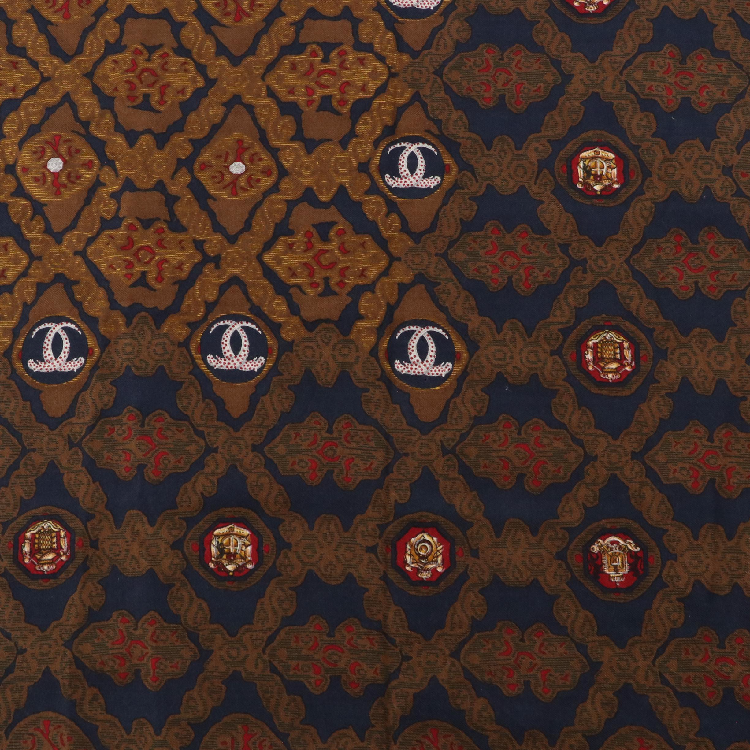 Must de Cartier Fringed Cashmere/Silk Blend Shawl Scarf