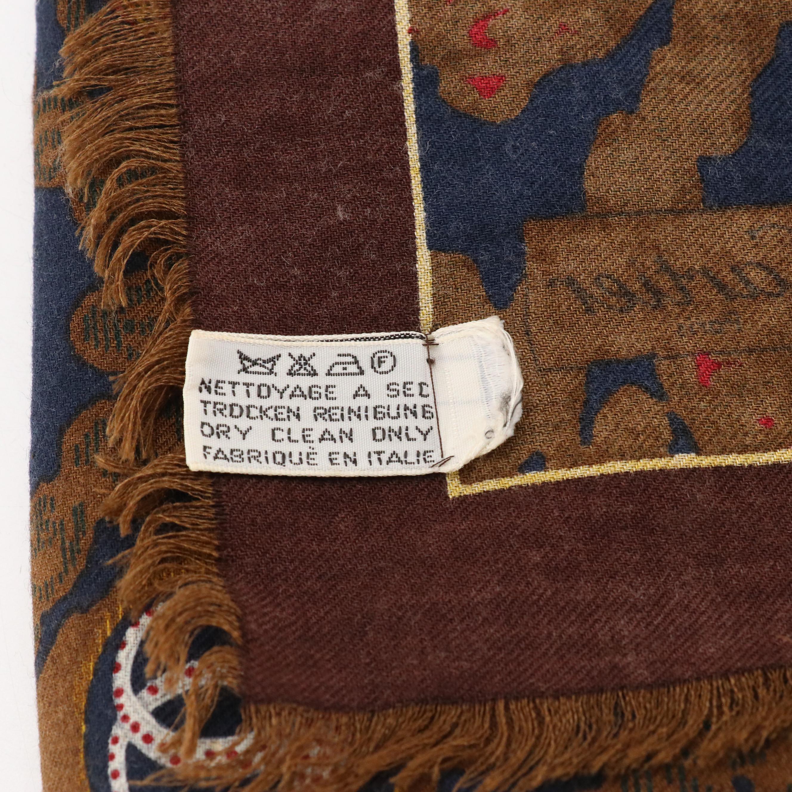 Must de Cartier Fringed Cashmere/Silk Blend Shawl Scarf