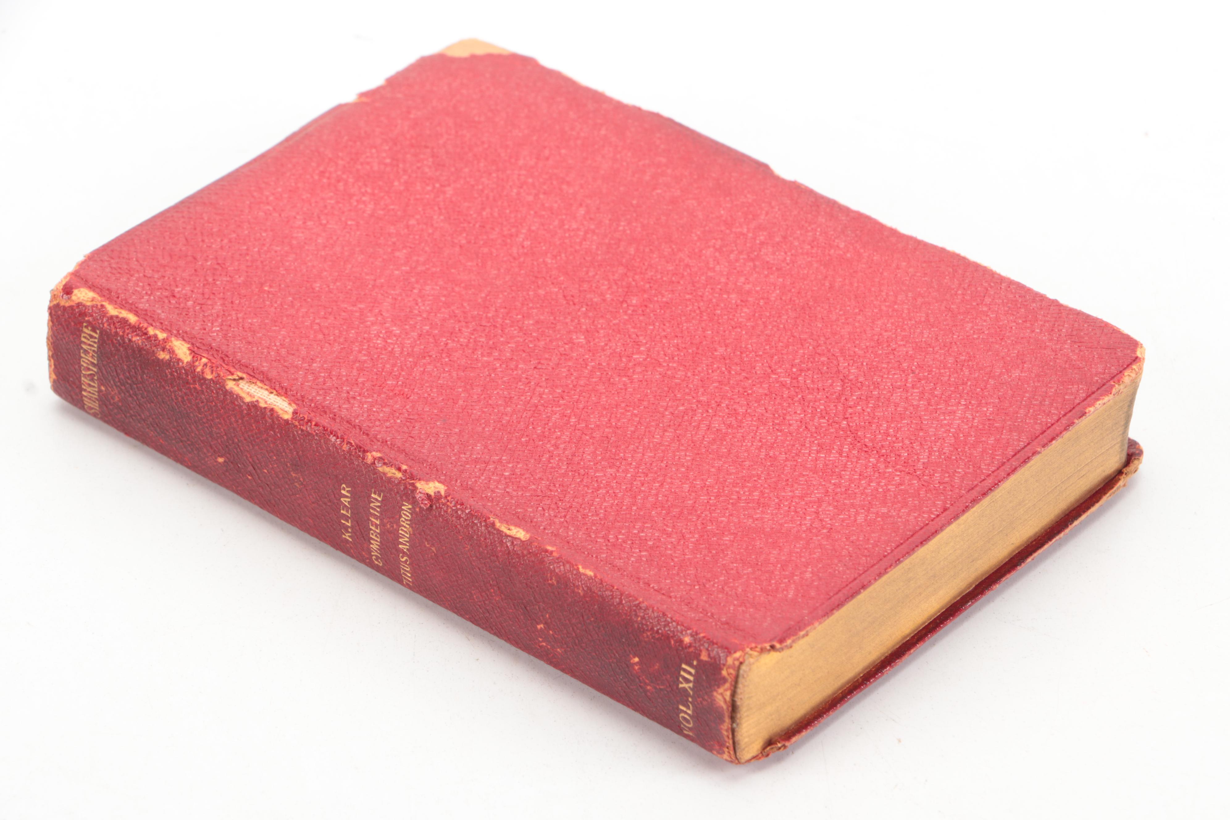 Handy Stratford Edition "Complete Works of William Shakespeare" Partial Set