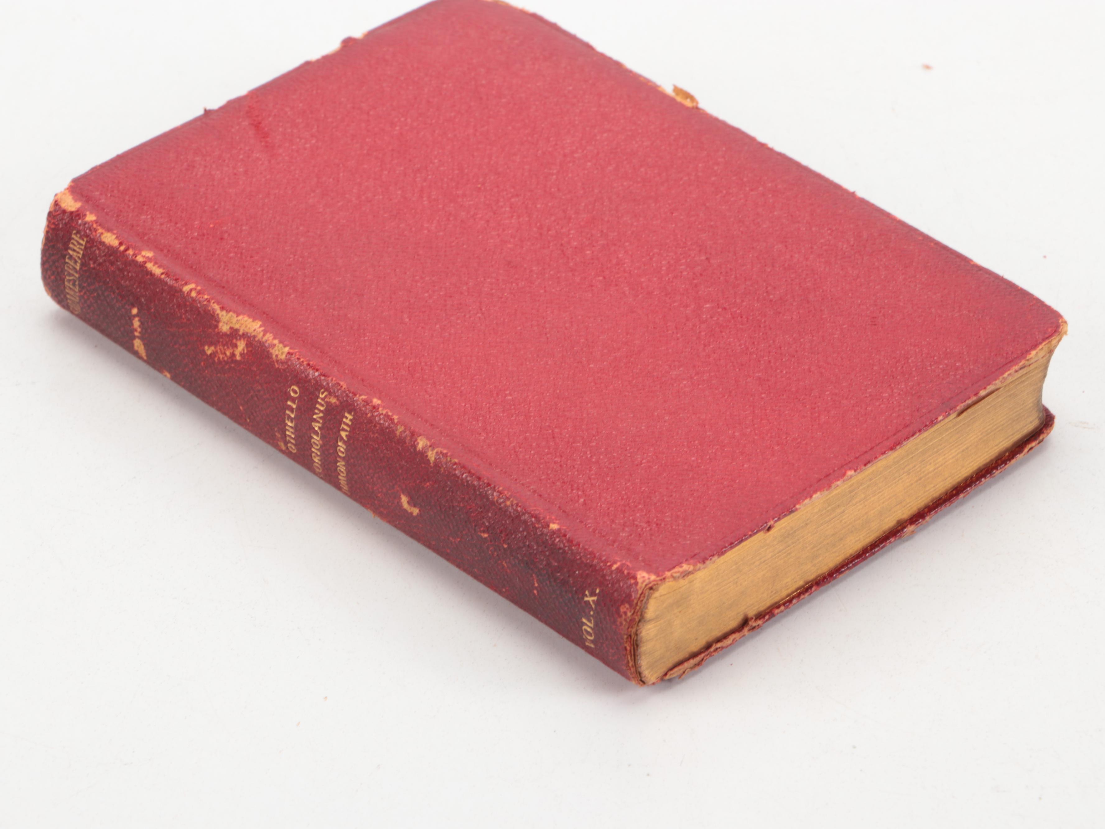 Handy Stratford Edition "Complete Works of William Shakespeare" Partial Set