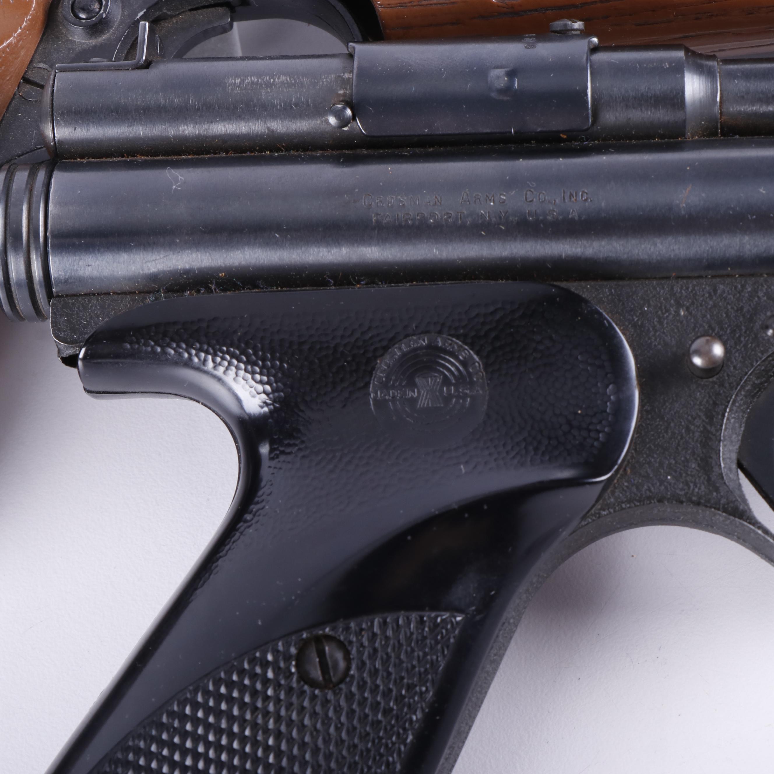 Two Crosman Air Pistols and a Vintage Daisy Defender Model 141